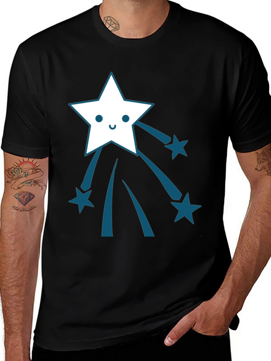 Shooting Star Graphic Tee - Soft Cotton Comfort