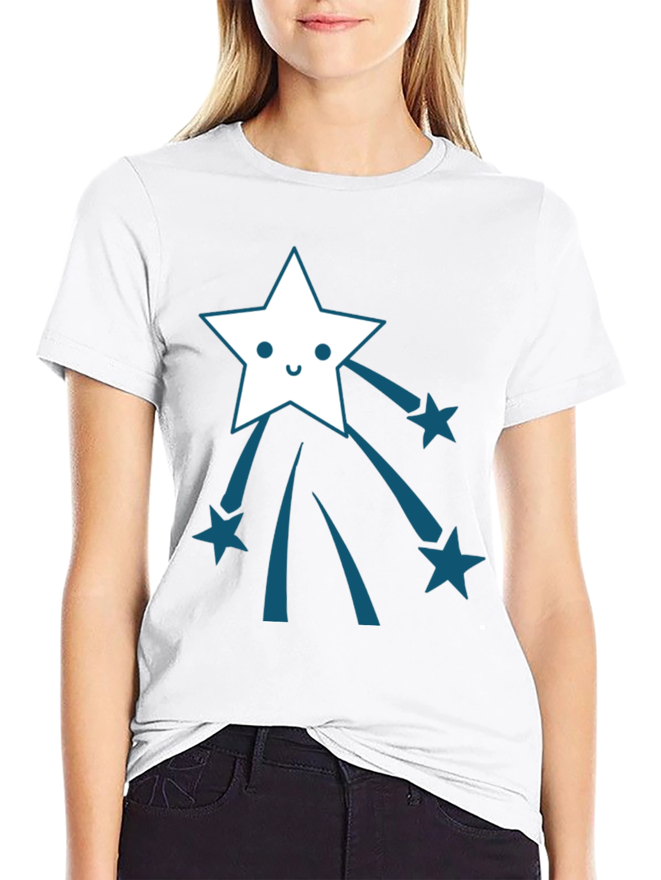 Shooting Star Graphic Tee - Soft Cotton Comfort