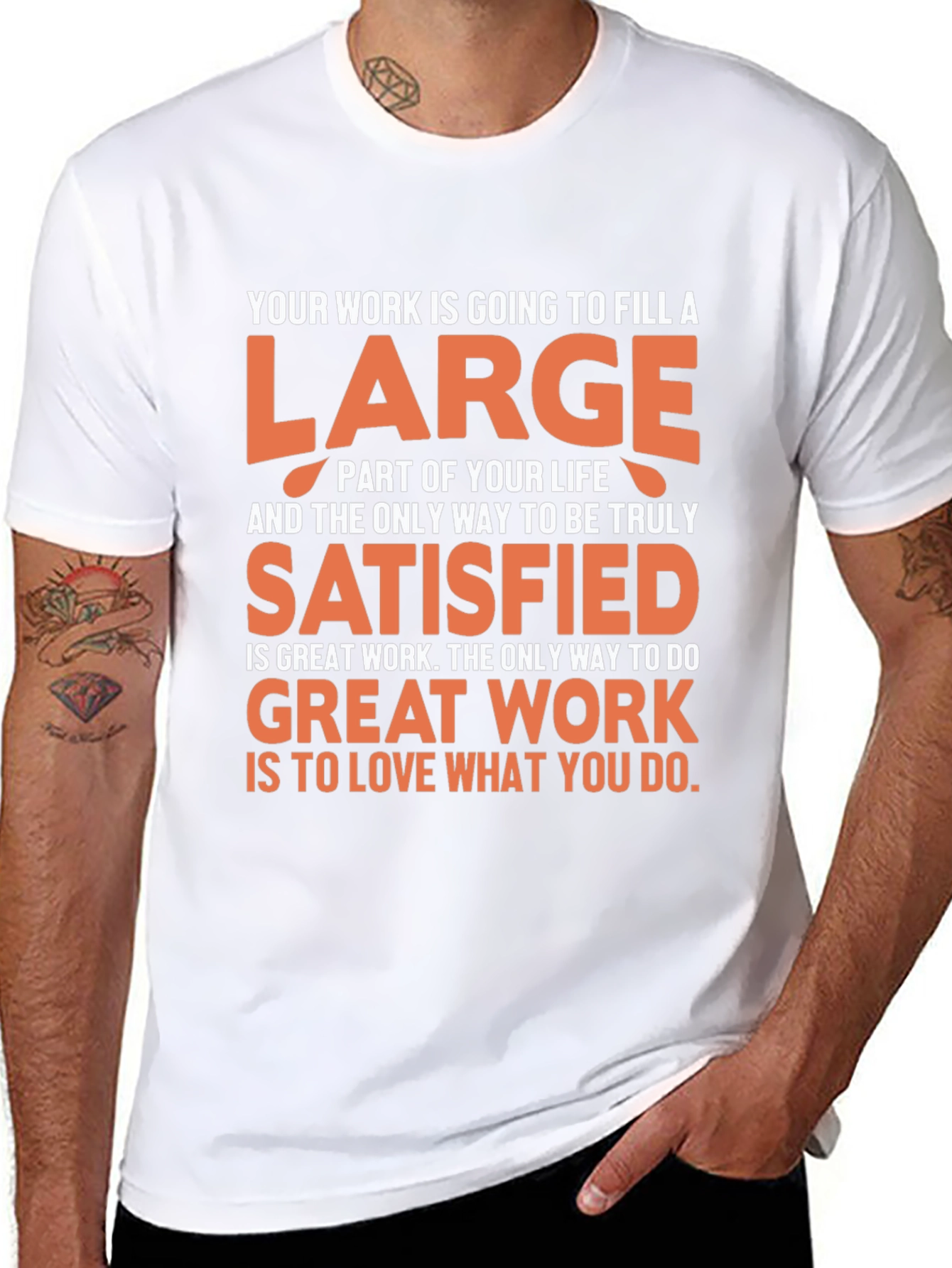 Motivational Quote T-Shirt - Work and Life