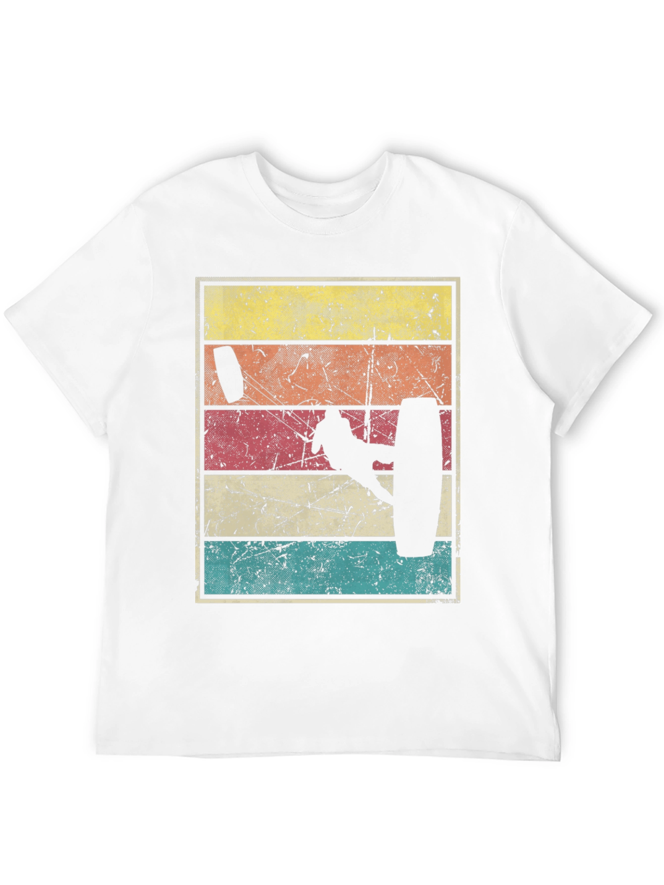 Retro Kitesurfing Graphic Tee - Stylish Watersport Shirt