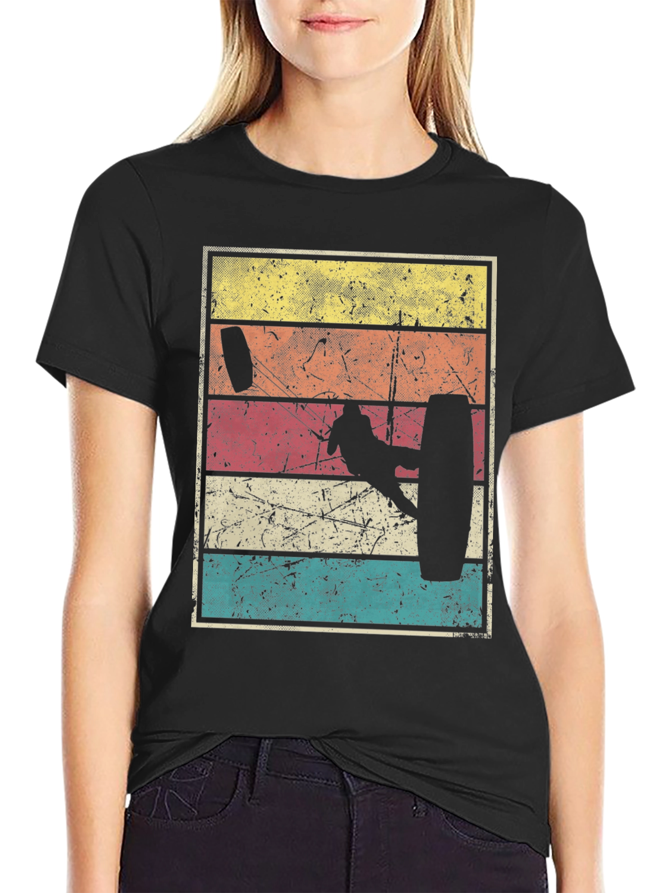 Retro Kitesurfing Graphic Tee - Stylish Watersport Shirt
