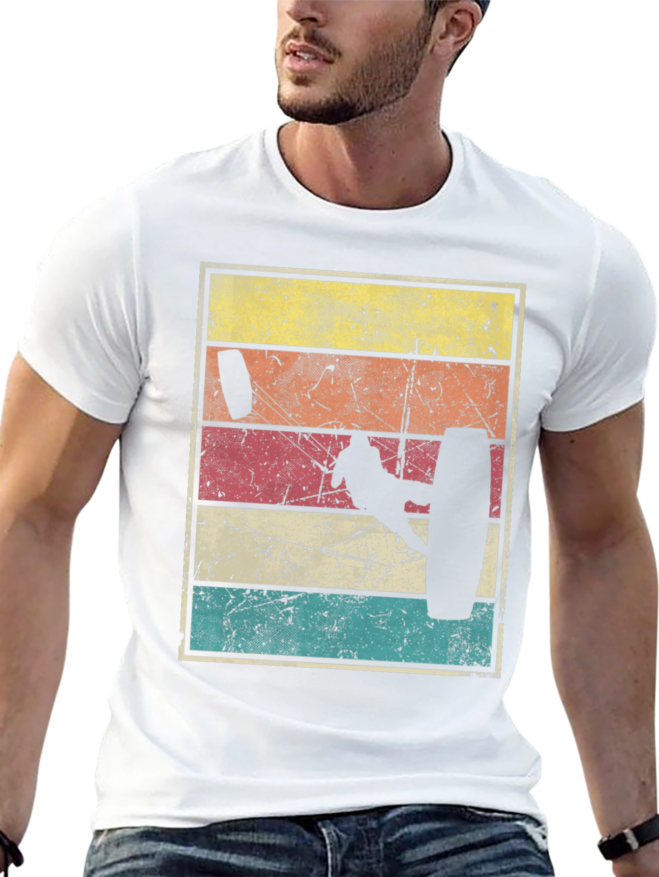 Retro Kitesurfing Graphic Tee - Stylish Watersport Shirt