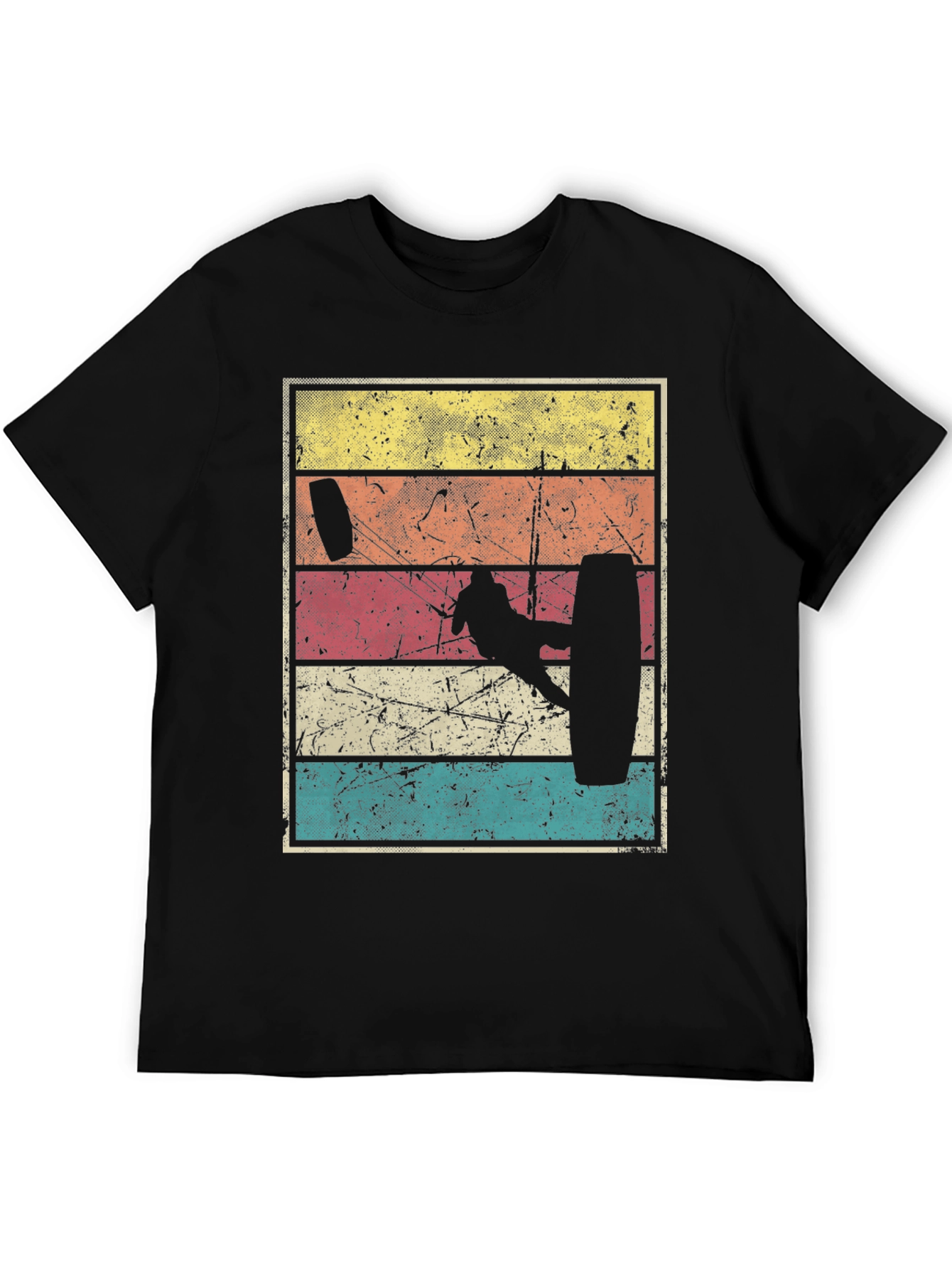 Retro Kitesurfing Graphic Tee - Stylish Watersport Shirt