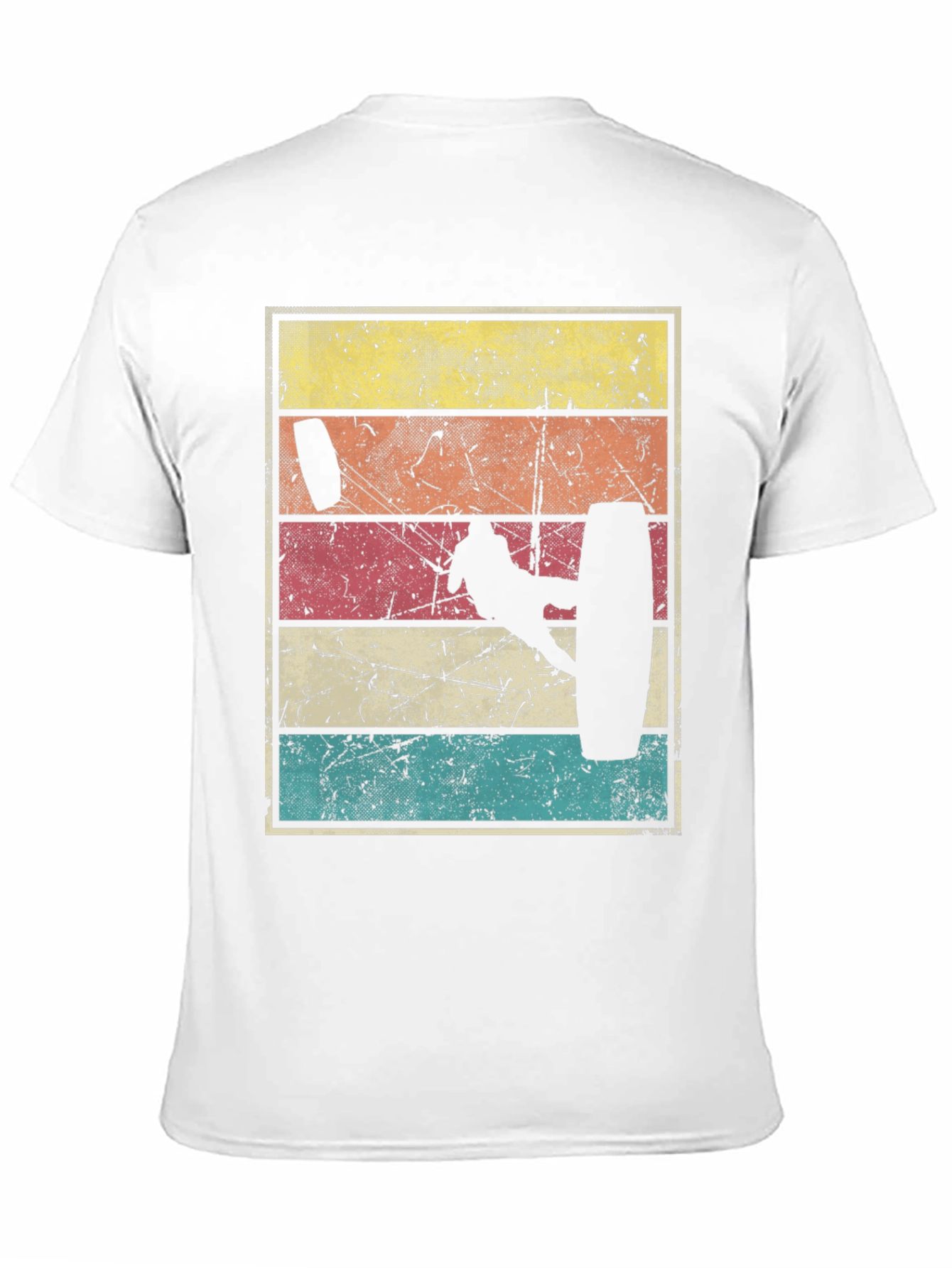 Retro Kitesurfing Graphic Tee - Stylish Watersport Shirt