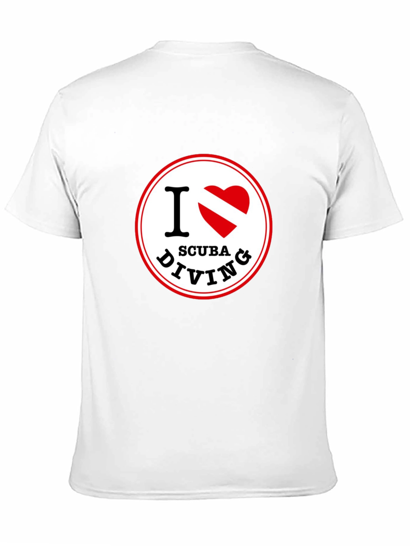 I Love Scuba Diving Graphic Tee - Black