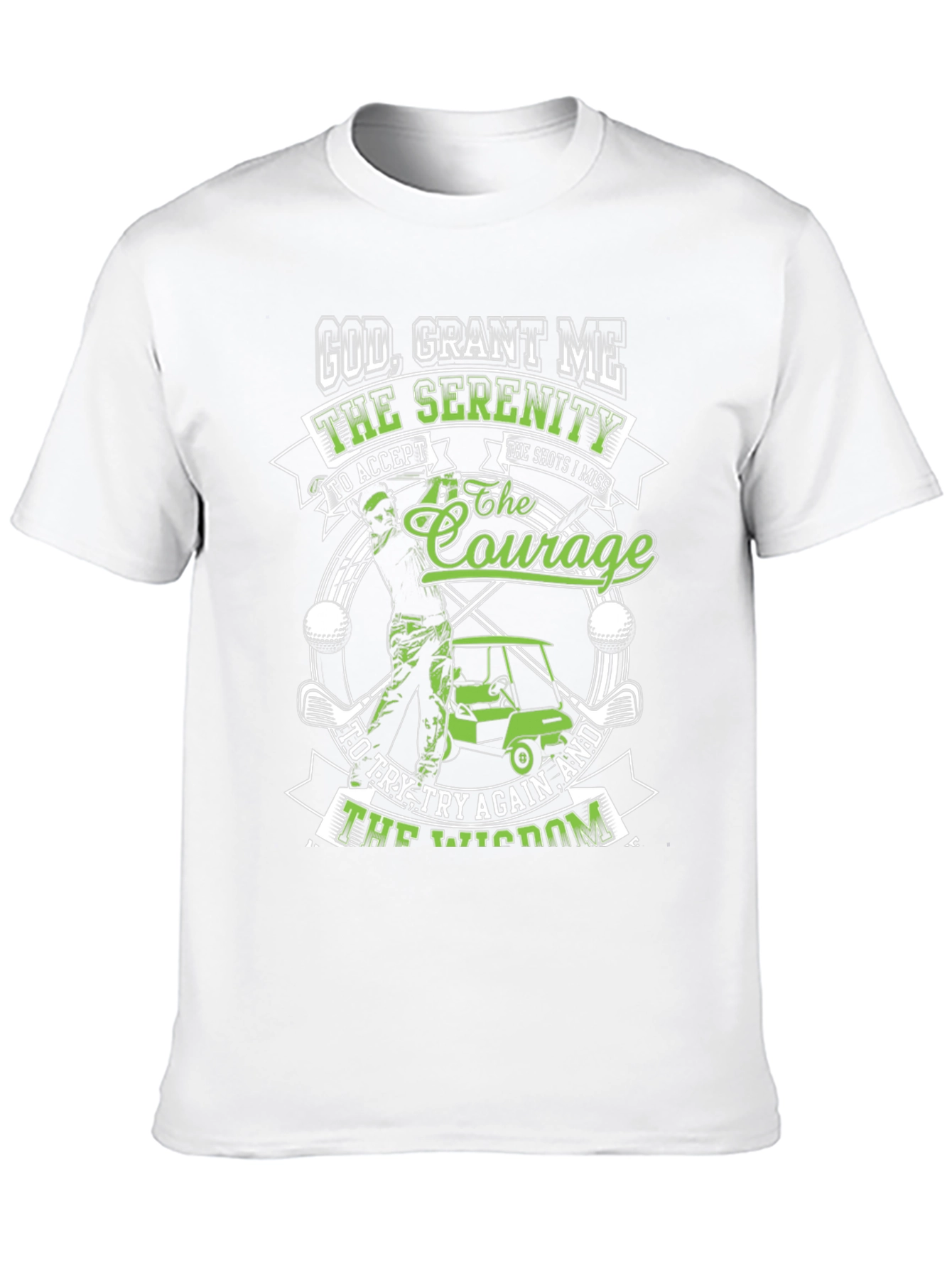 Golf Serenity Prayer Graphic Tee