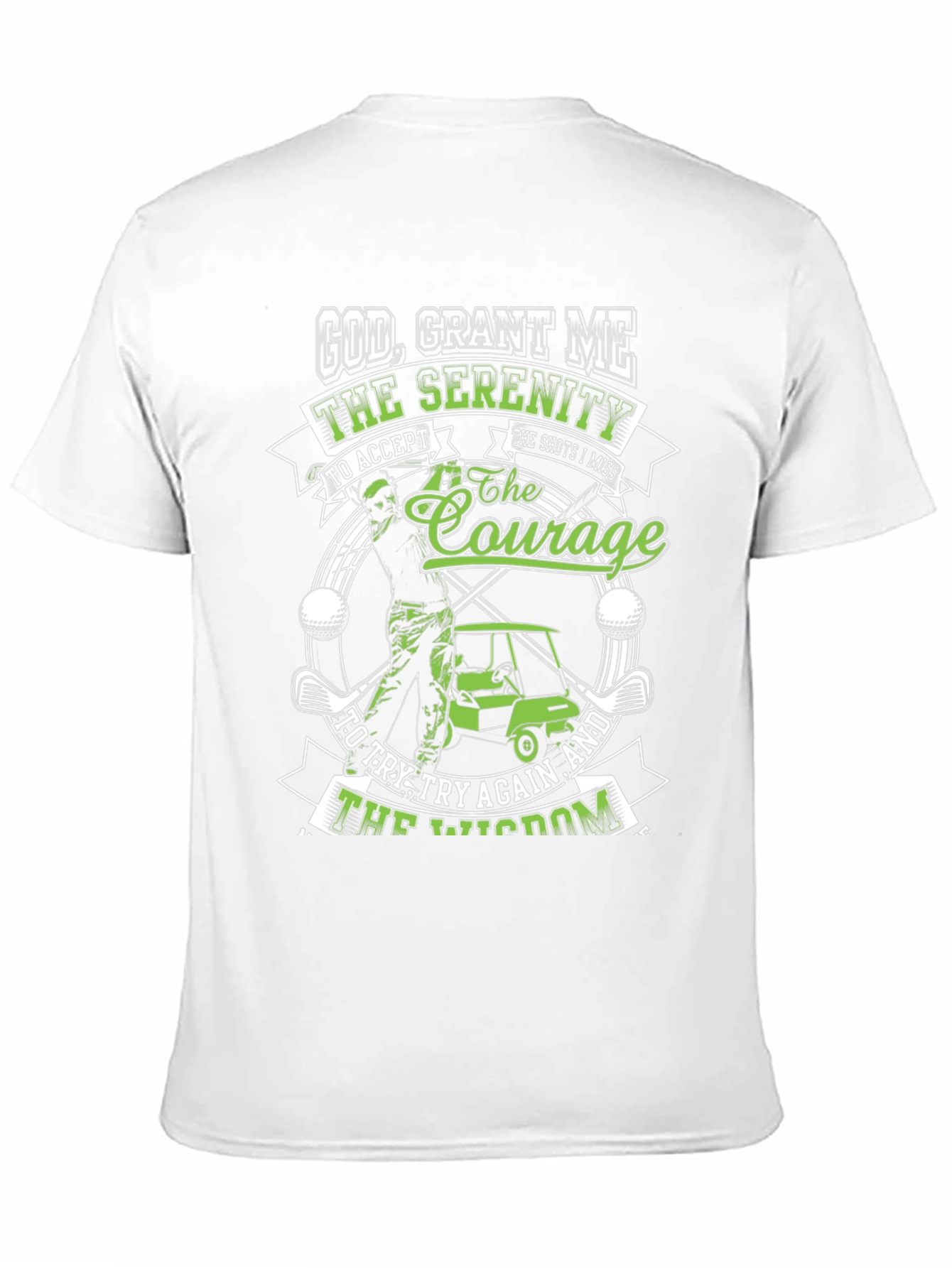 Golf Serenity Prayer Graphic Tee