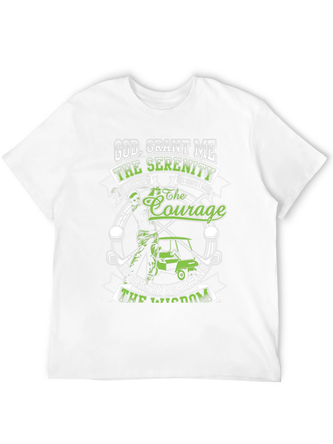 Golf Serenity Prayer Graphic Tee
