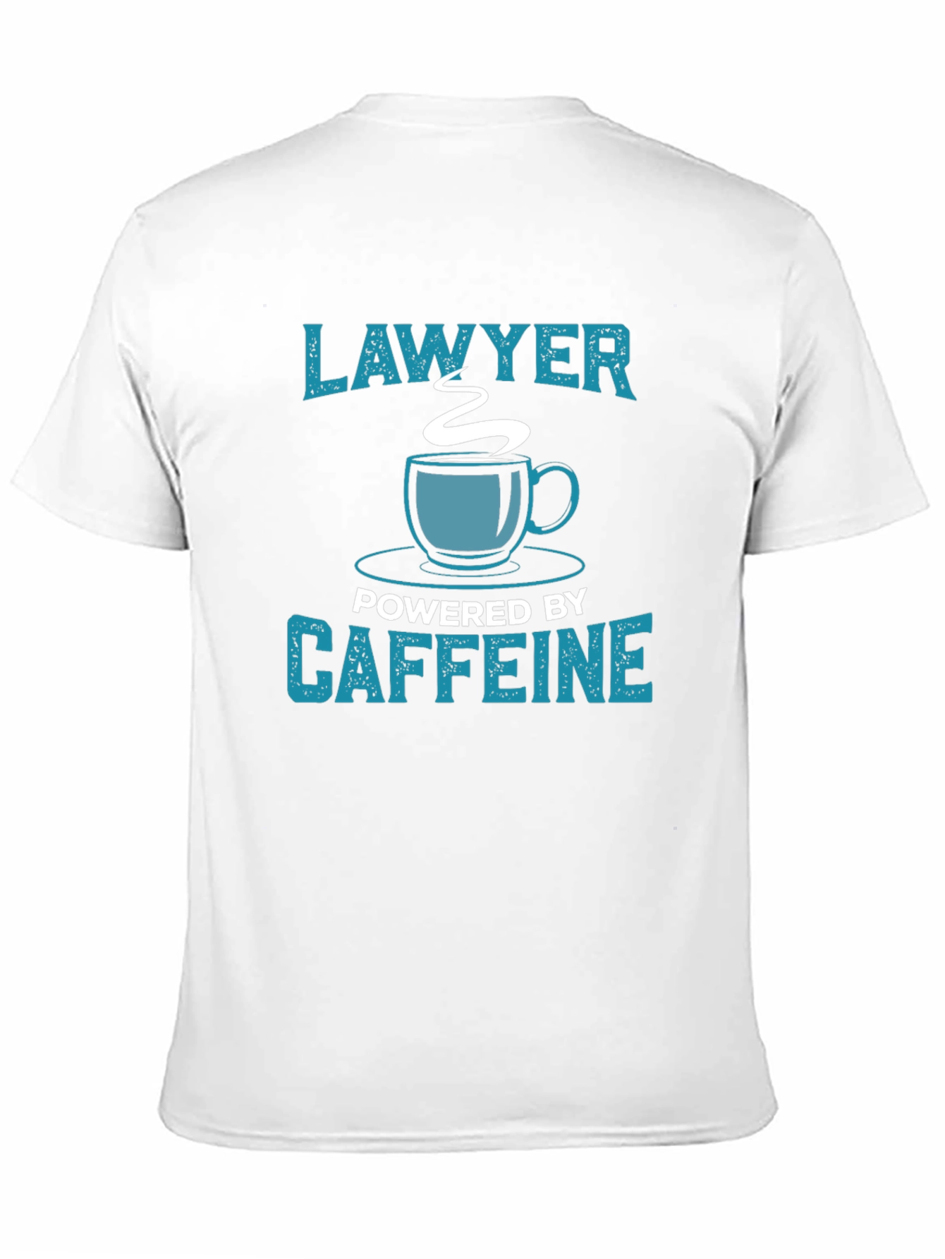 Lawyer Powered By Caffeine Funny T-Shirt