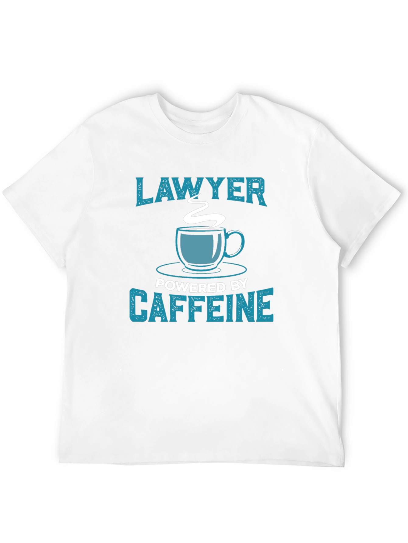 Lawyer Powered By Caffeine Funny T-Shirt