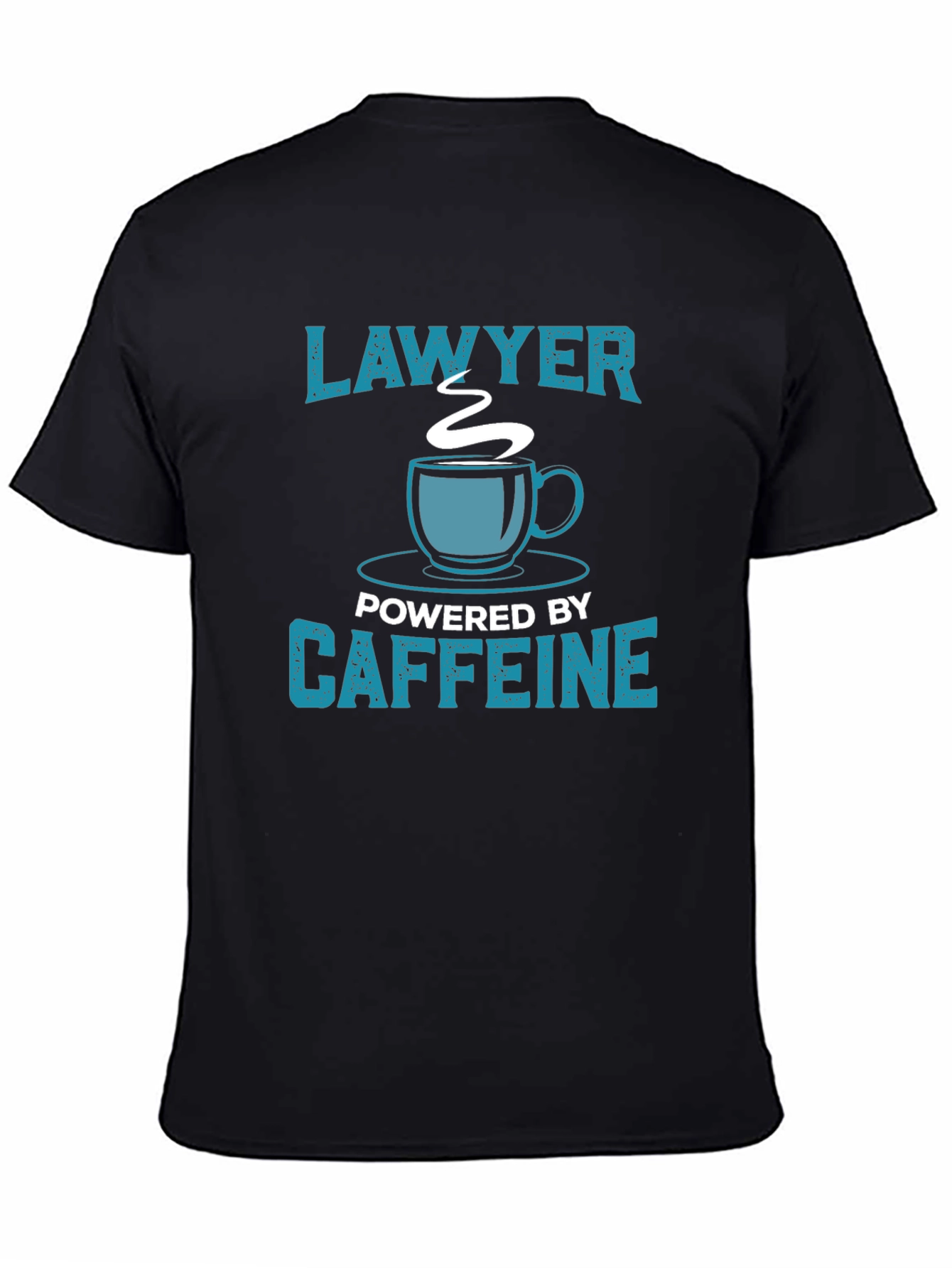 Lawyer Powered By Caffeine Funny T-Shirt