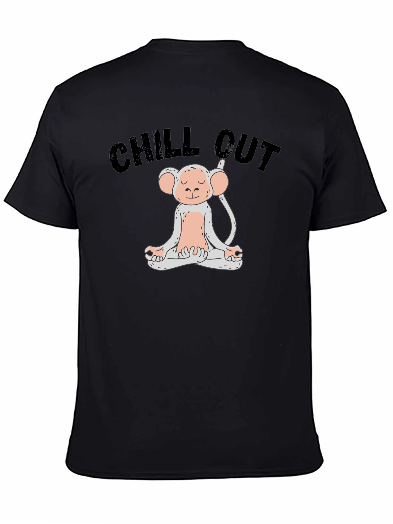 Chill Out Monkey Meditation T-Shirt