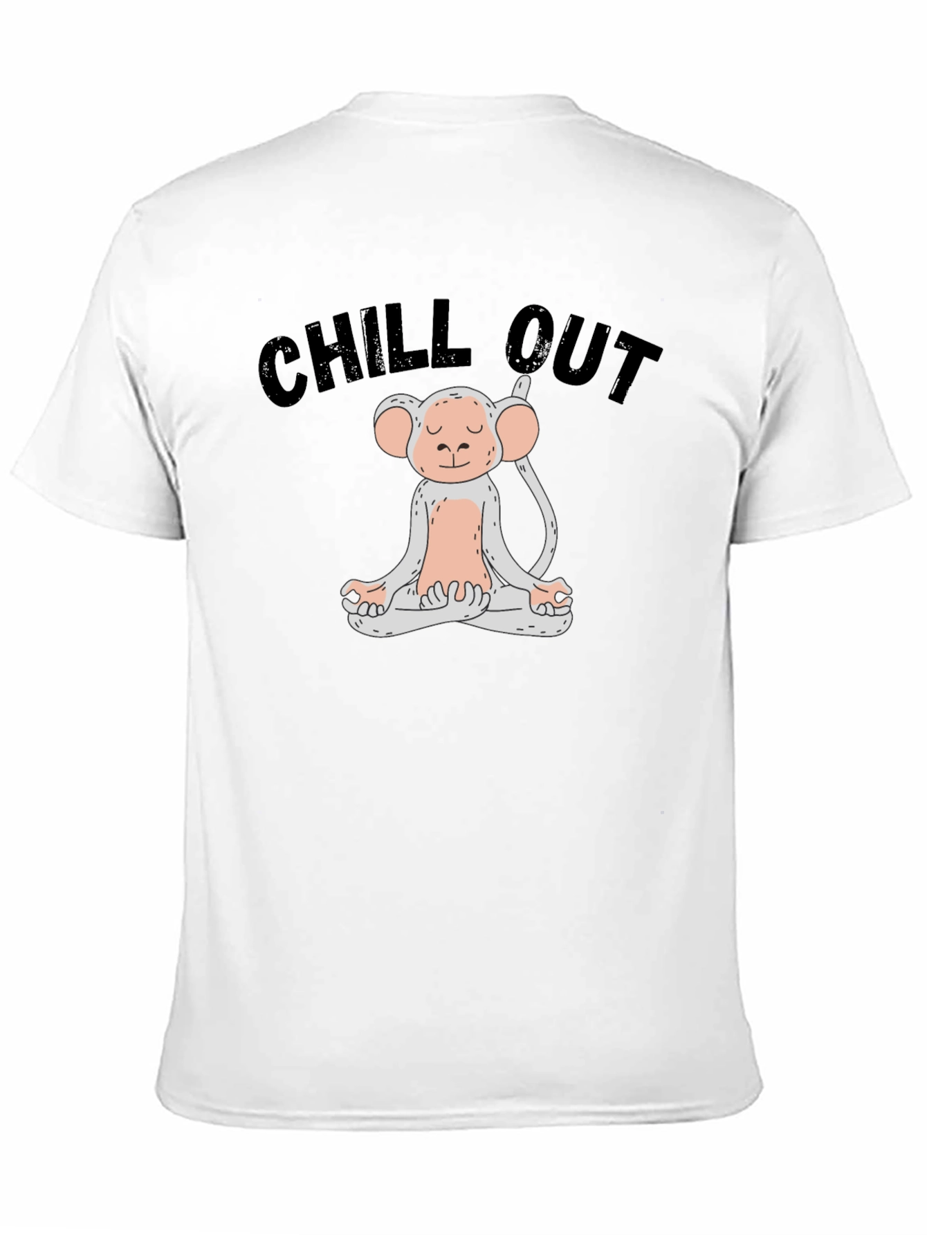 Chill Out Monkey Meditation T-Shirt