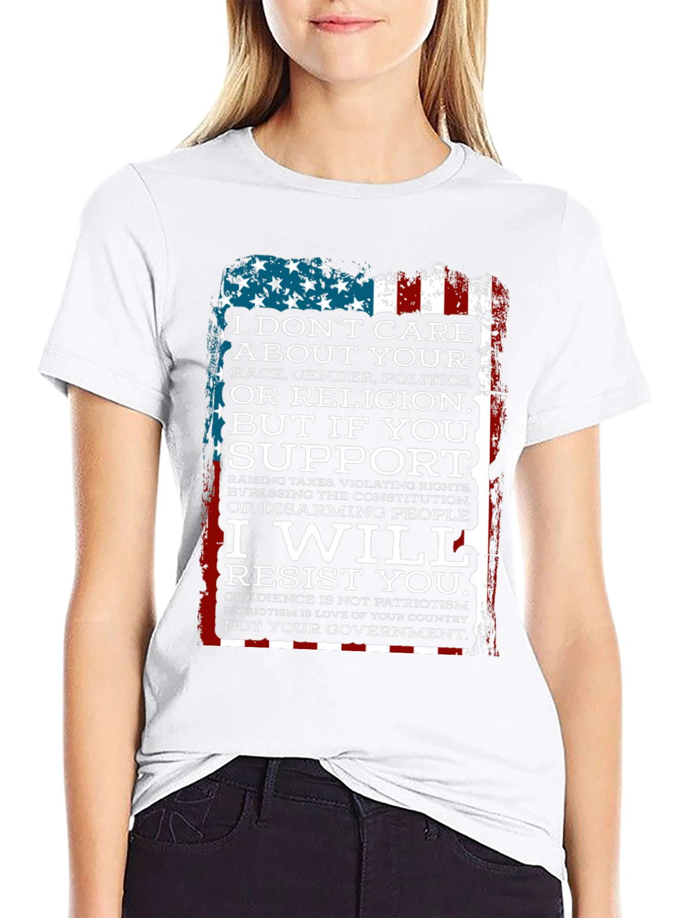 Patriotic I Will Resist You T-Shirt