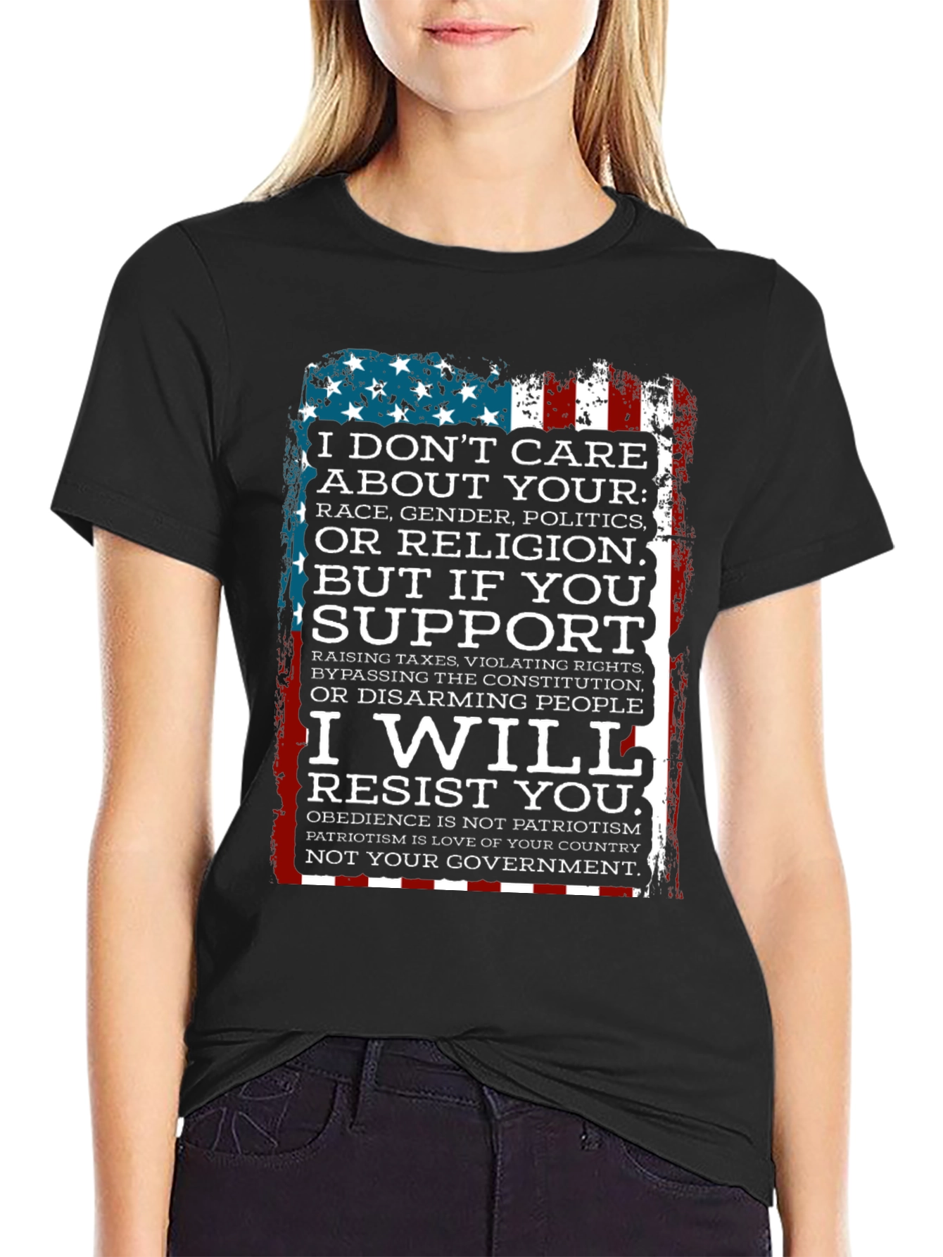 Patriotic I Will Resist You T-Shirt