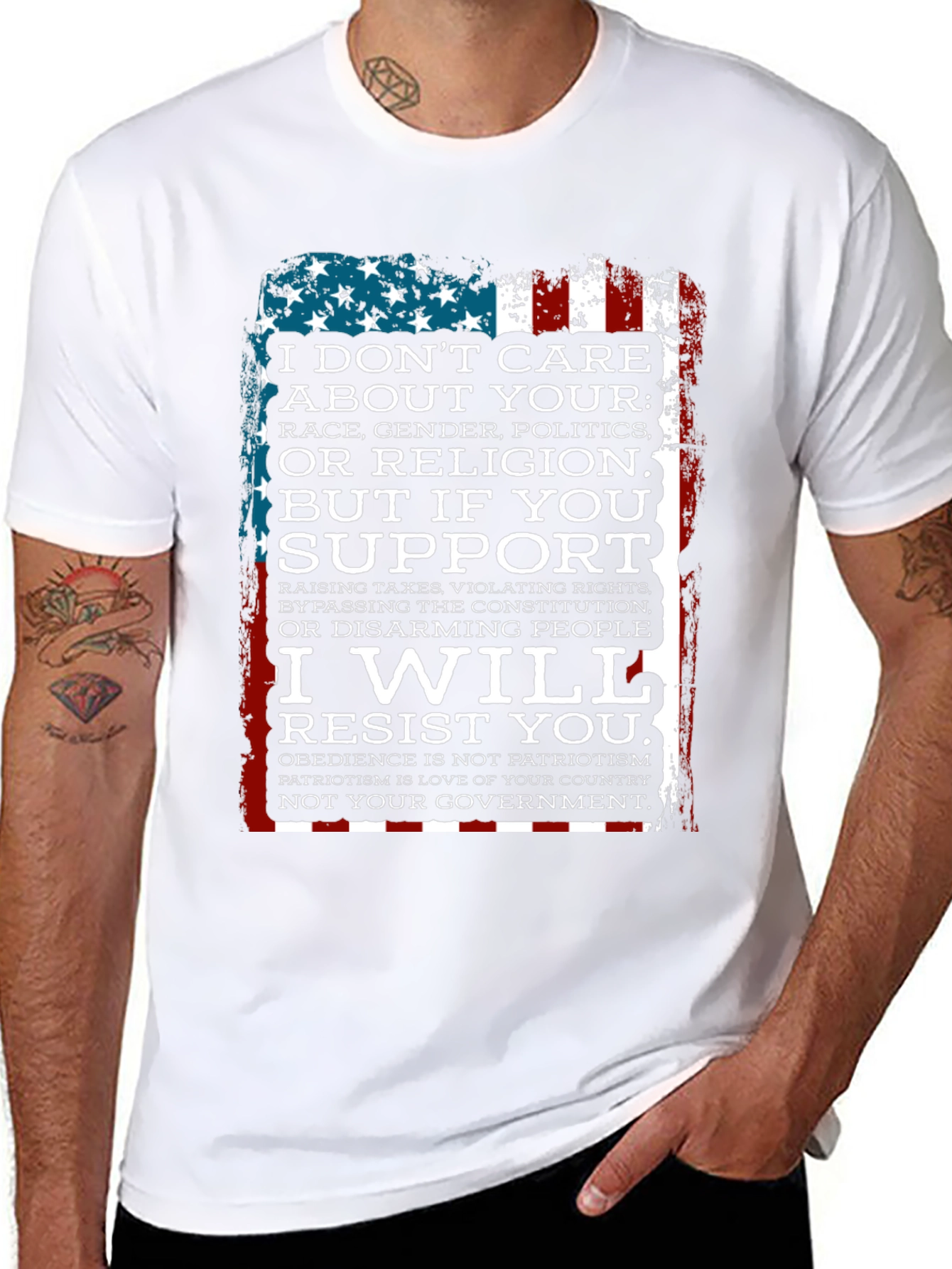 Patriotic I Will Resist You T-Shirt