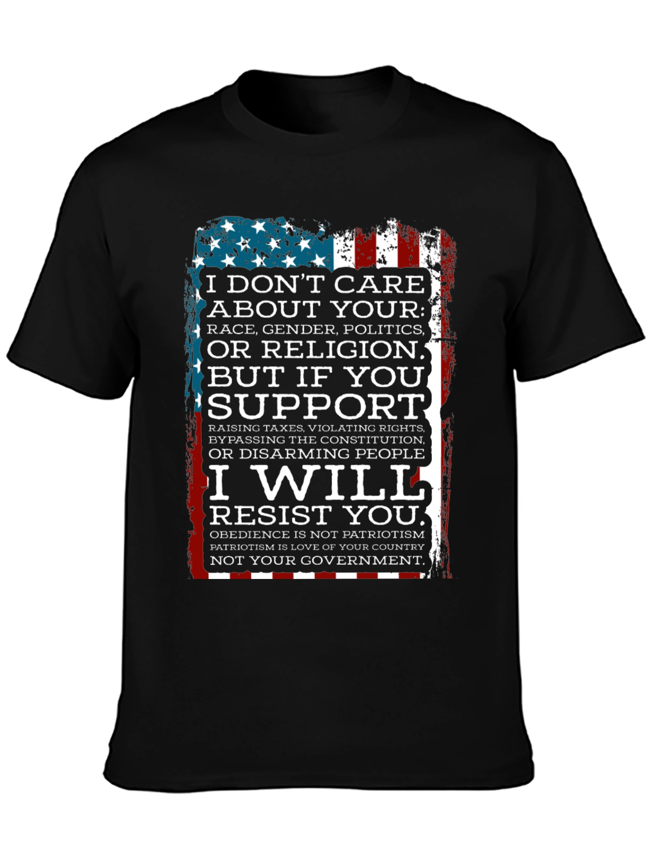 Patriotic I Will Resist You T-Shirt