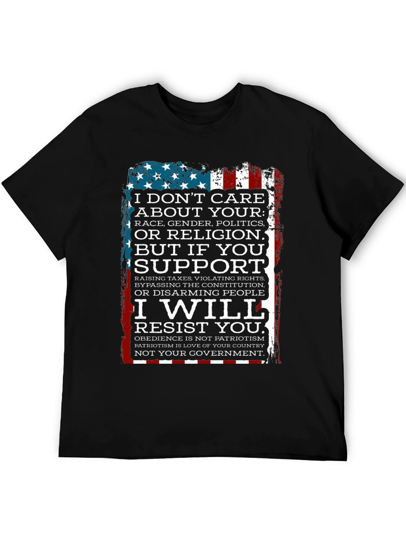 Patriotic I Will Resist You T-Shirt