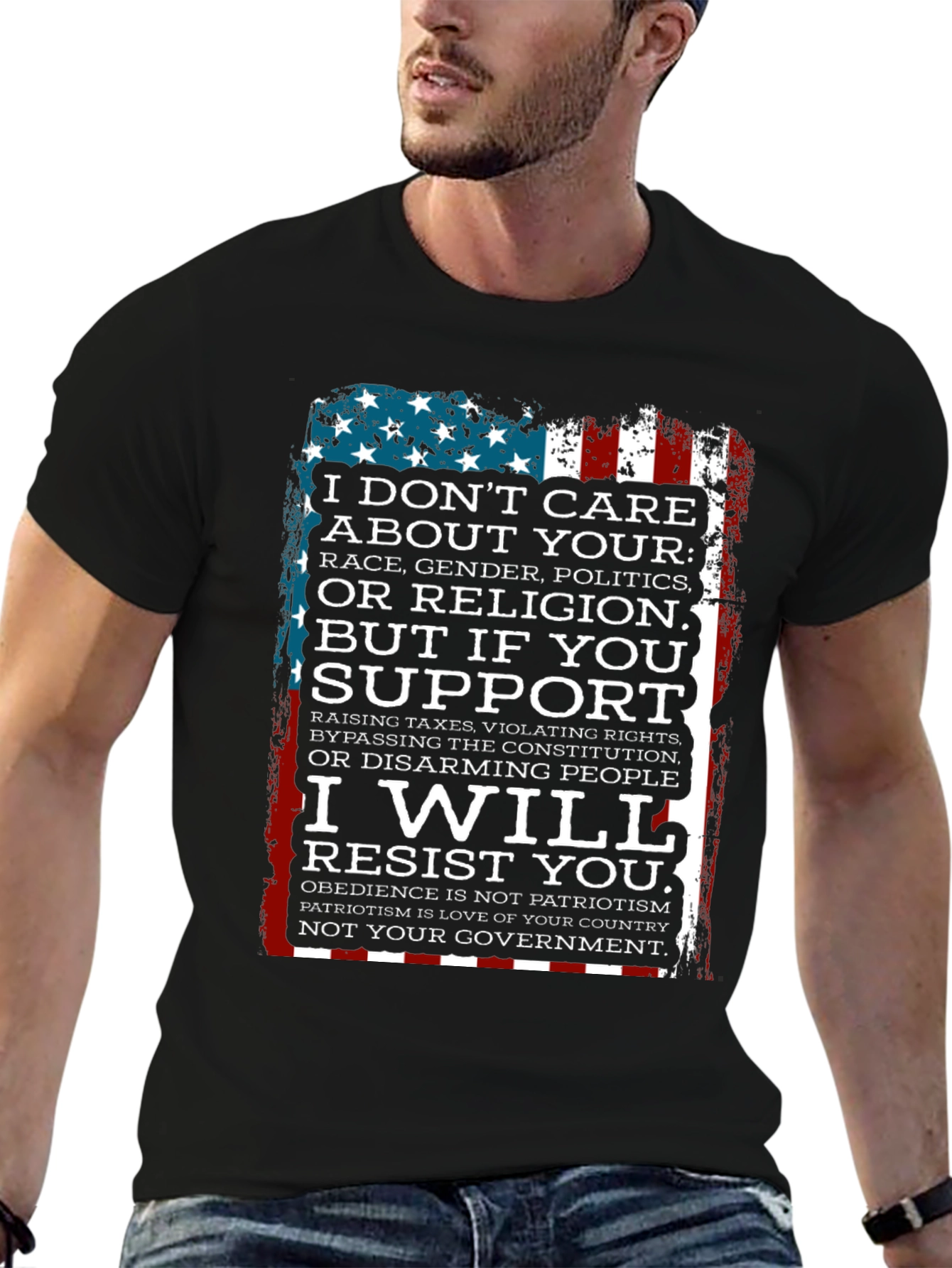 Patriotic I Will Resist You T-Shirt