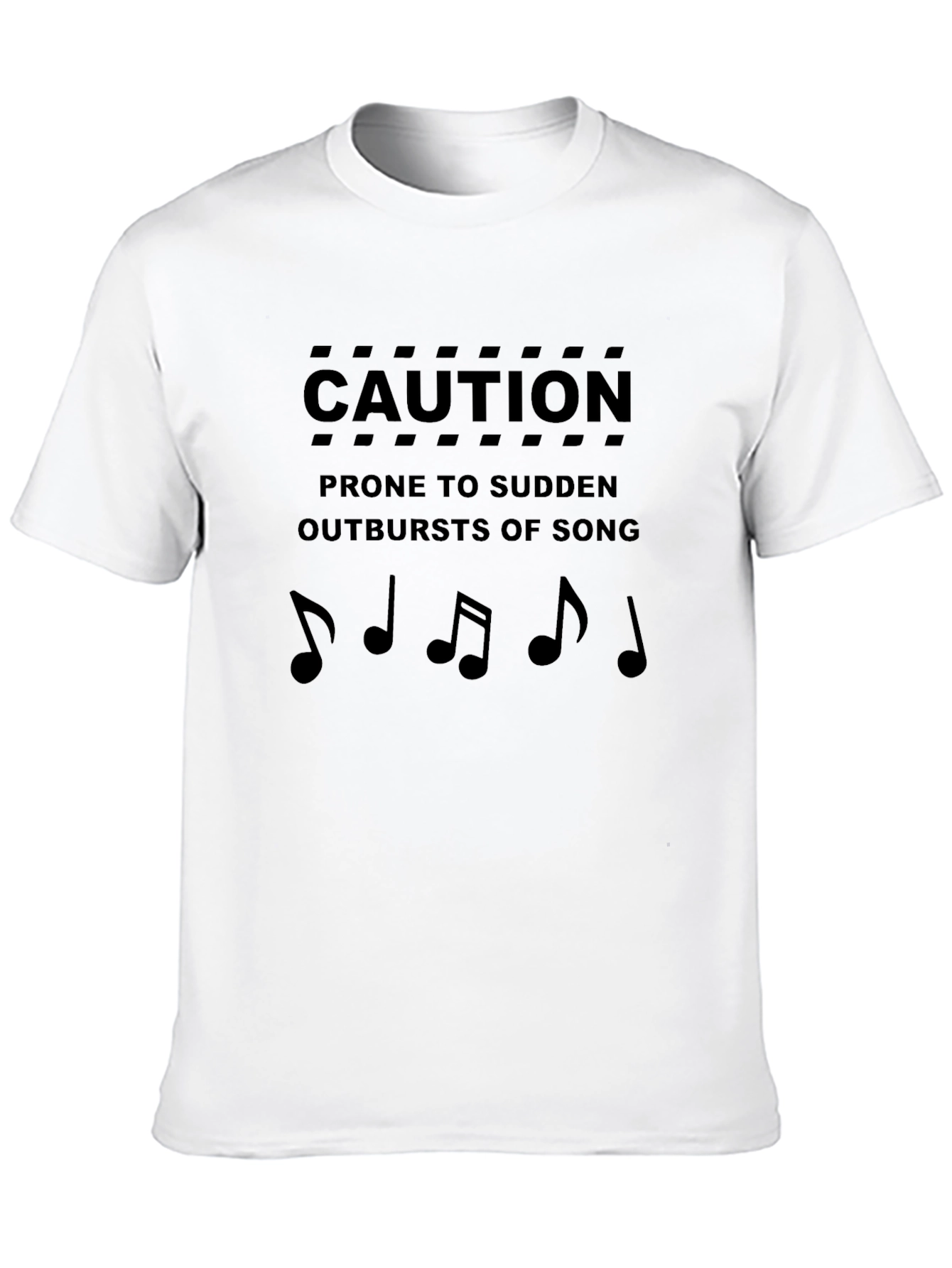 Caution Prone to Sudden Outbursts of Song T-Shirt