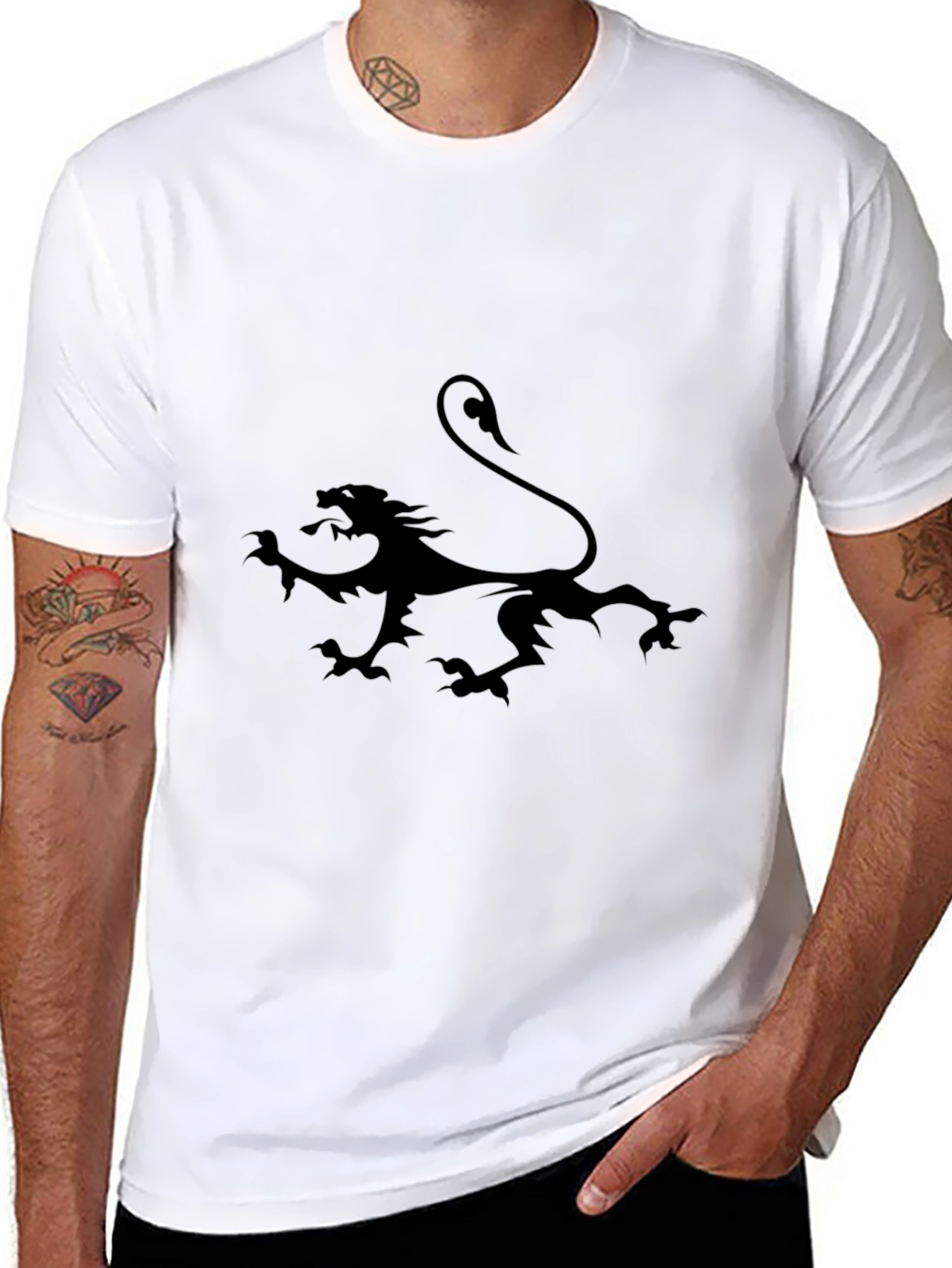 Black Lion Graphic T-Shirt