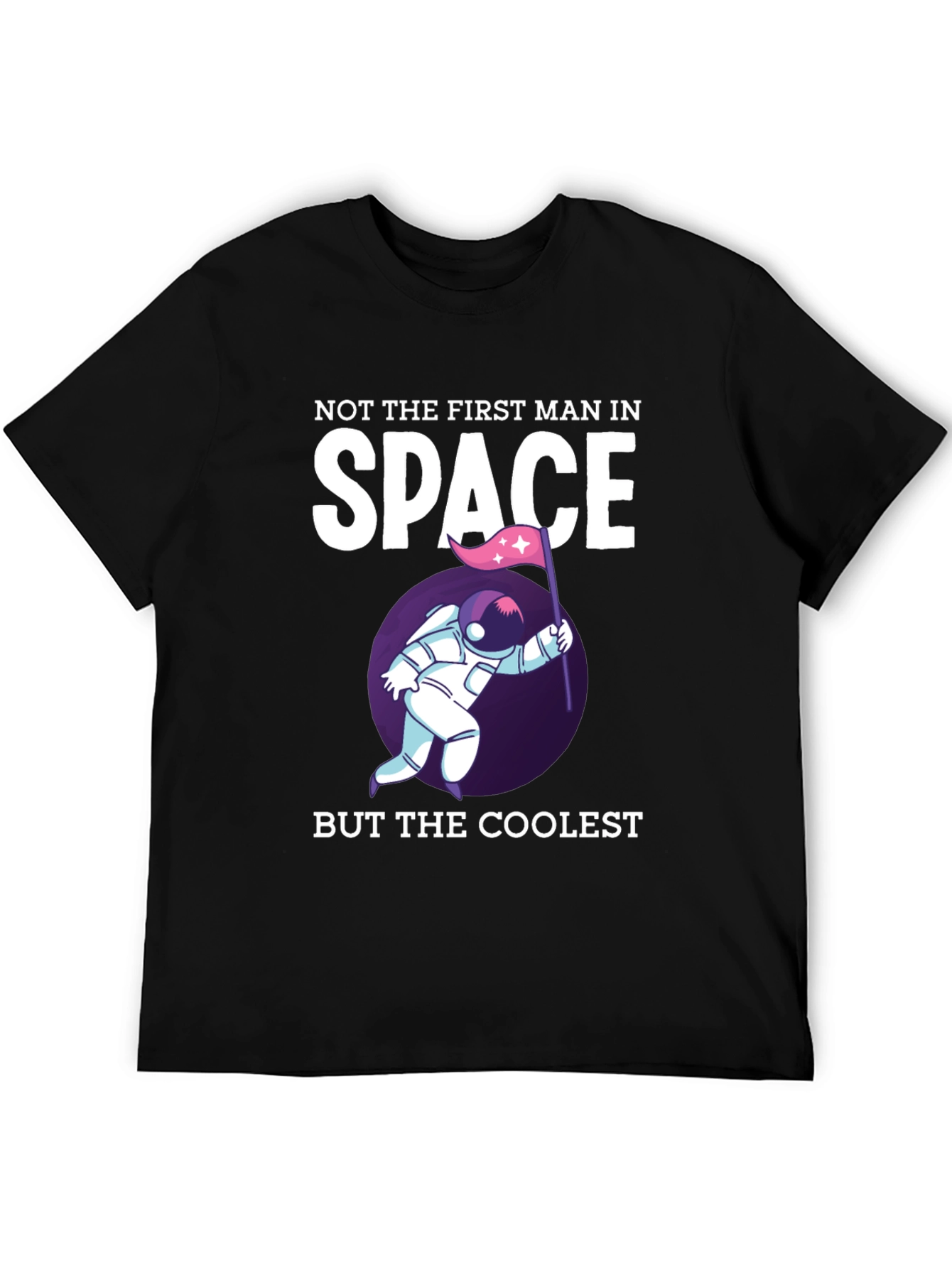 Coolest Man in Space Graphic T-Shirt