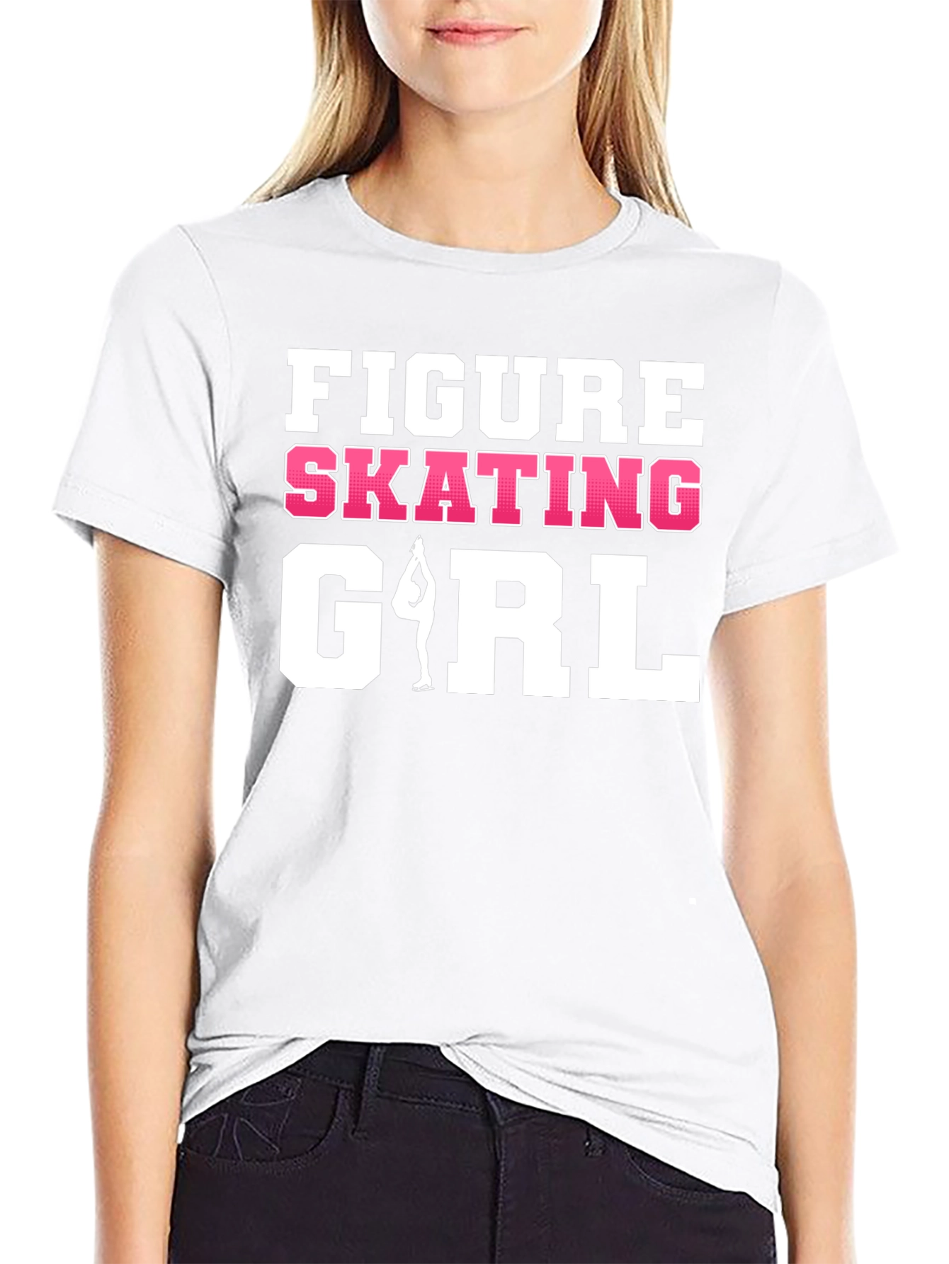 Figure Skating Girl T-Shirt - Ice Skating Tee