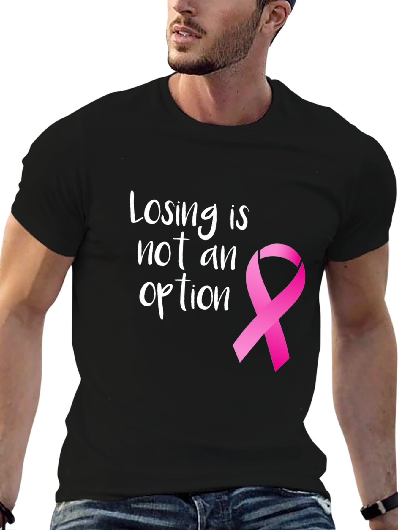 Losing is Not an Option Ribbon Tee