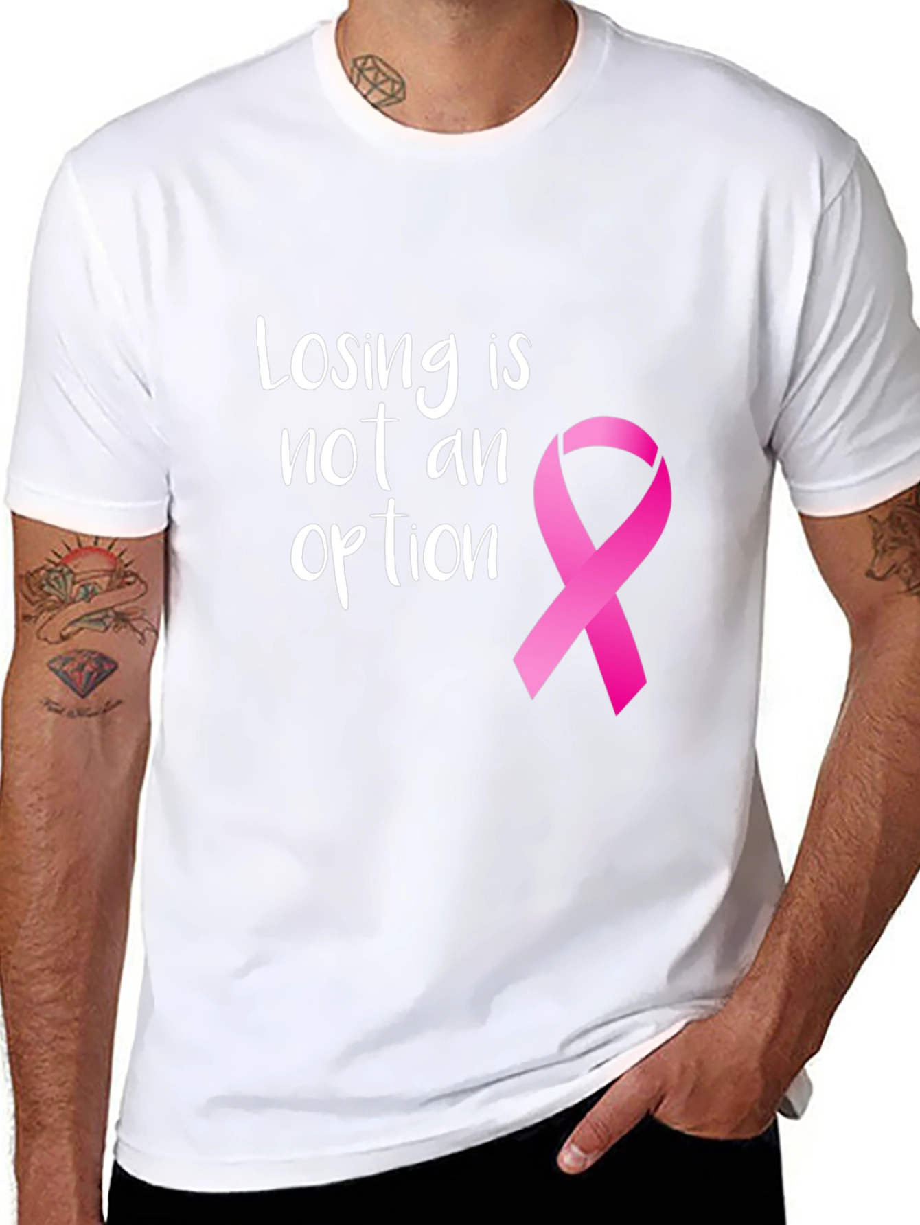 Losing is Not an Option Ribbon Tee