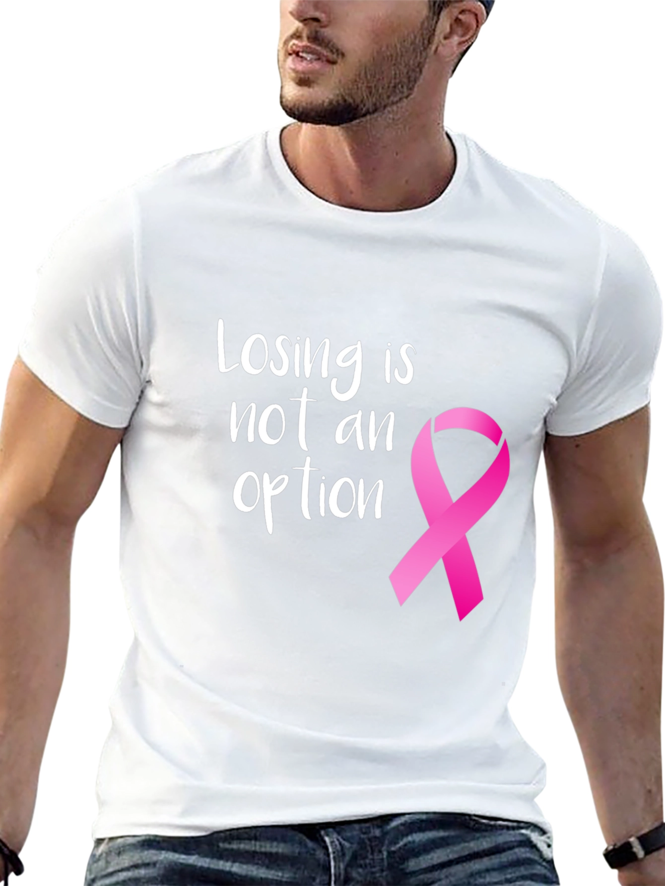 Losing is Not an Option Ribbon Tee