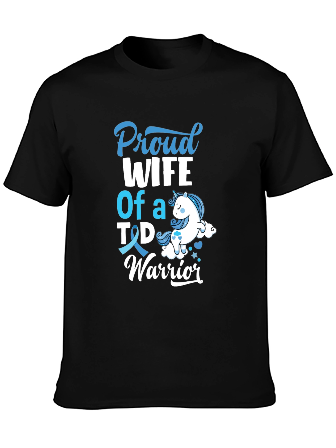 Proud Wife T1D Warrior Graphic Tee