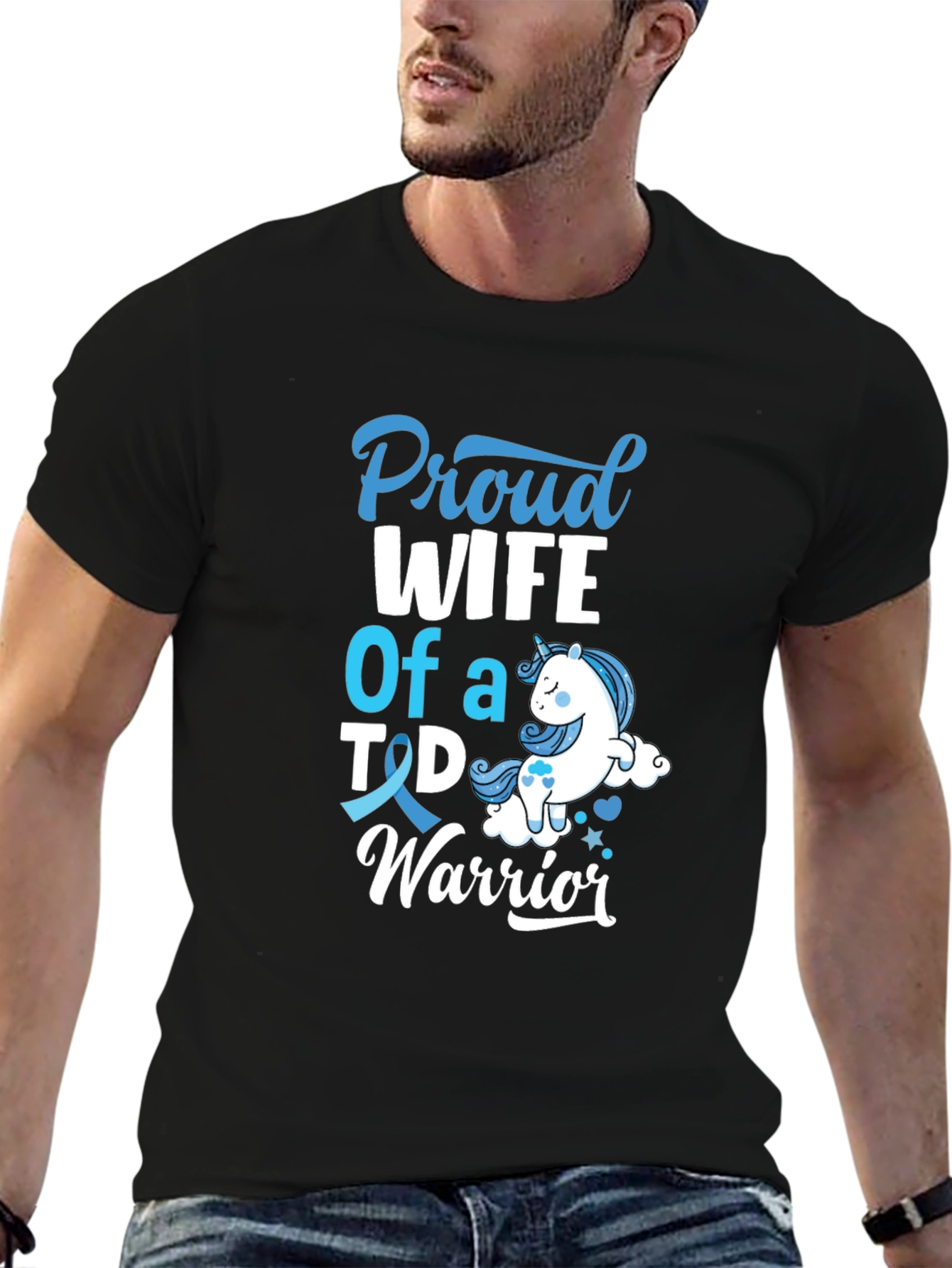 Proud Wife T1D Warrior Graphic Tee