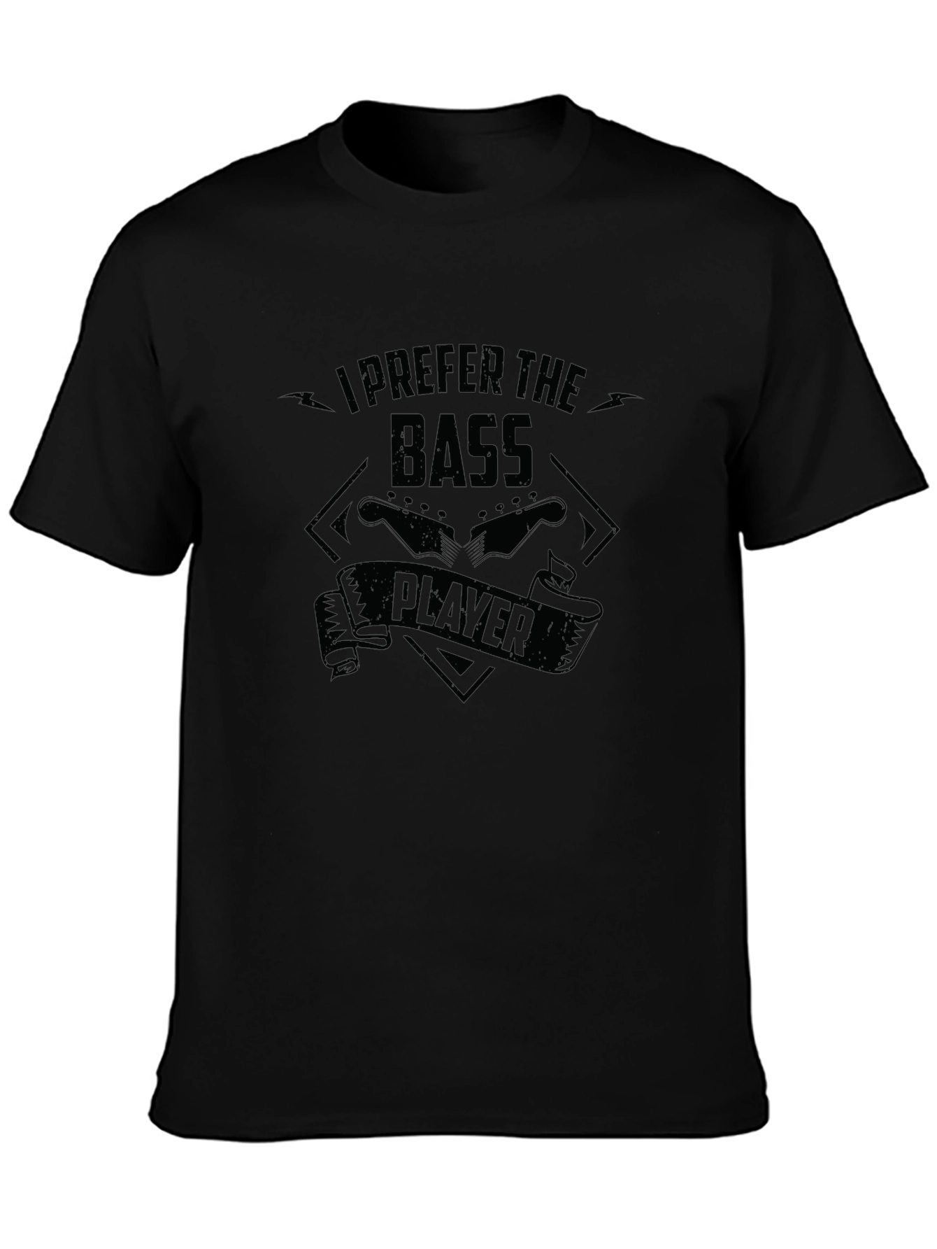 I Prefer The Bass Player Graphic T-Shirt