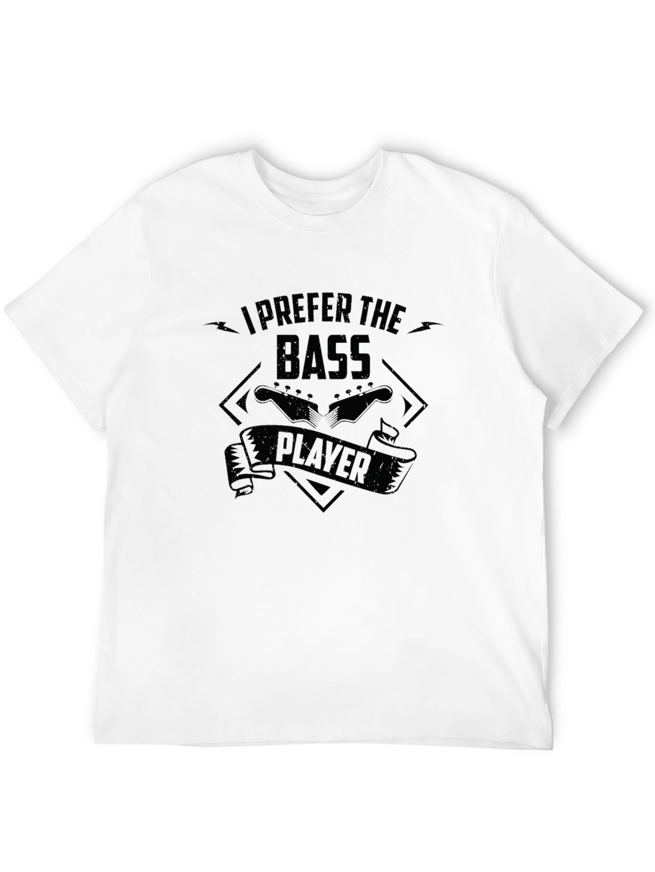 I Prefer The Bass Player Graphic T-Shirt