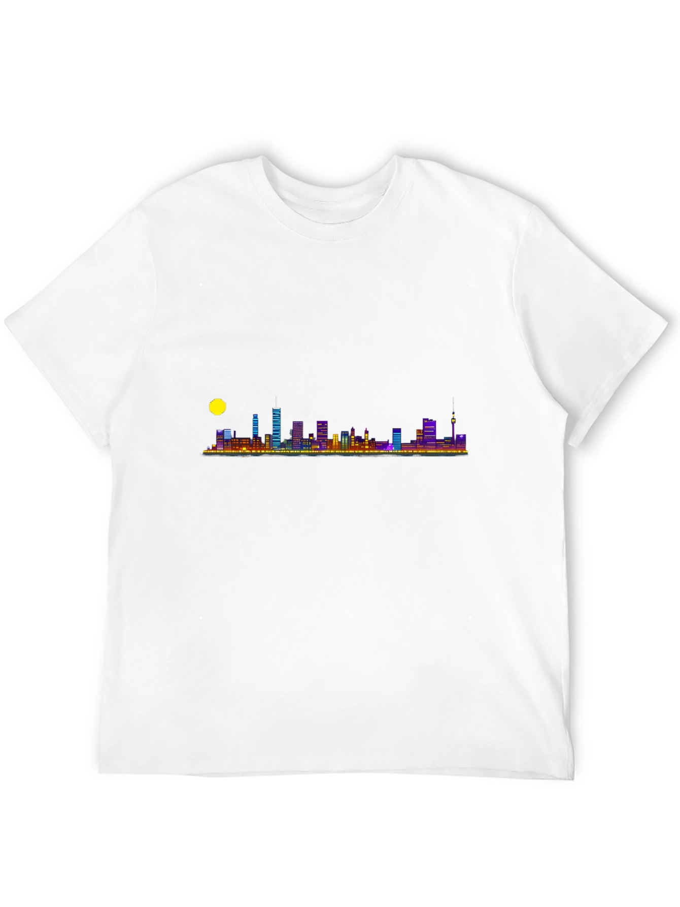 Cityscape Graphic Tee - Black Casual Wear