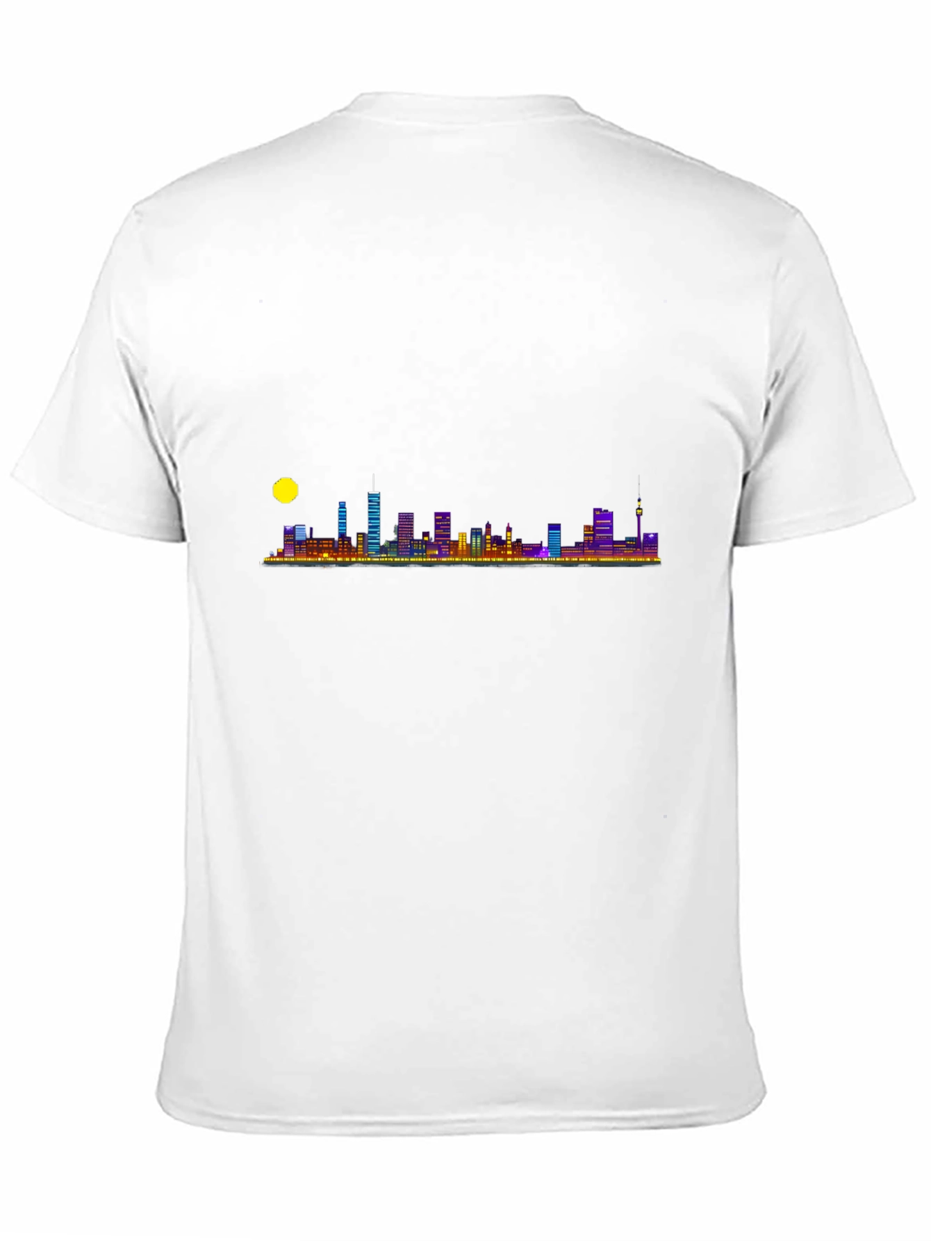 Cityscape Graphic Tee - Black Casual Wear