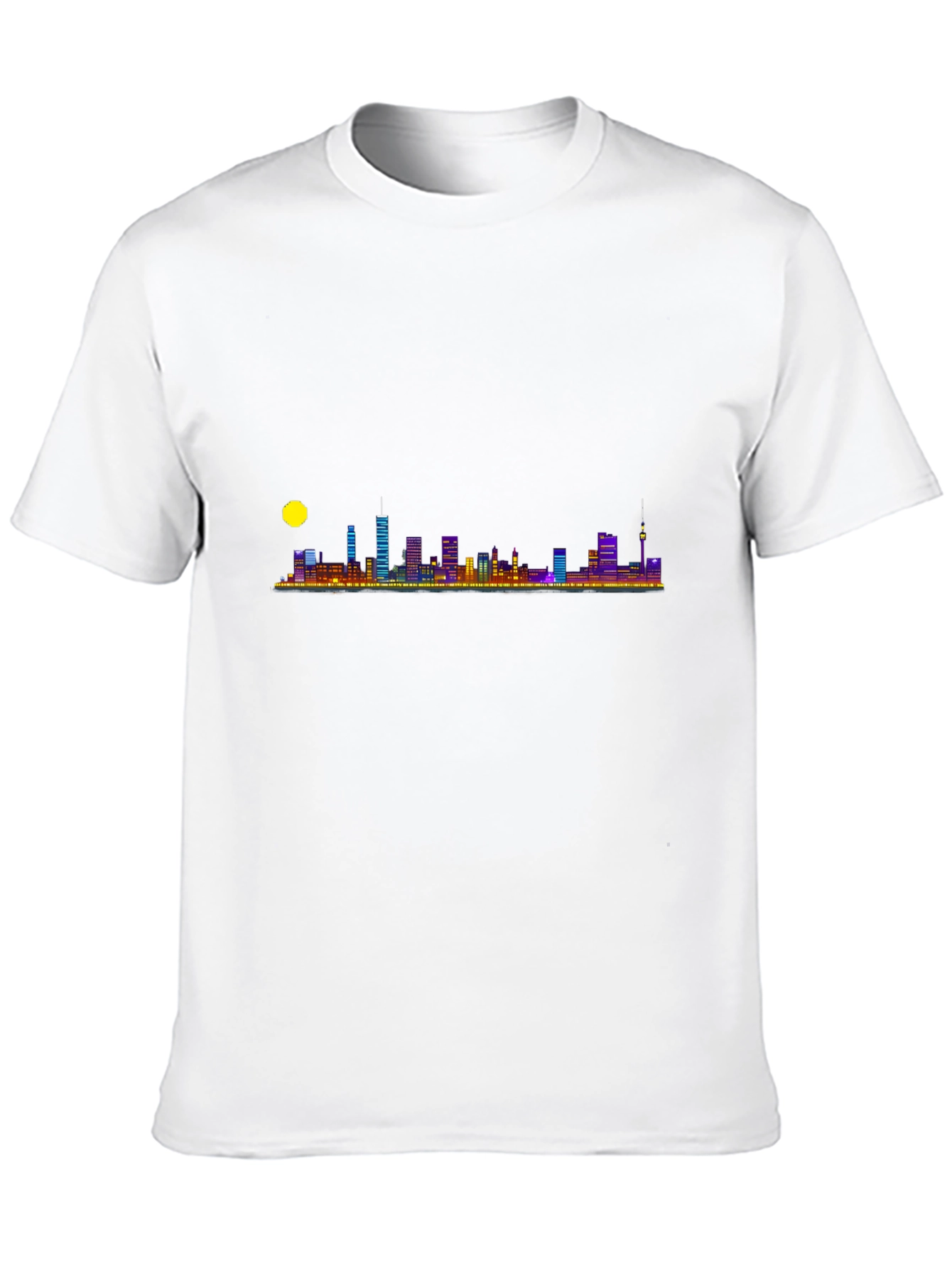 Cityscape Graphic Tee - Black Casual Wear