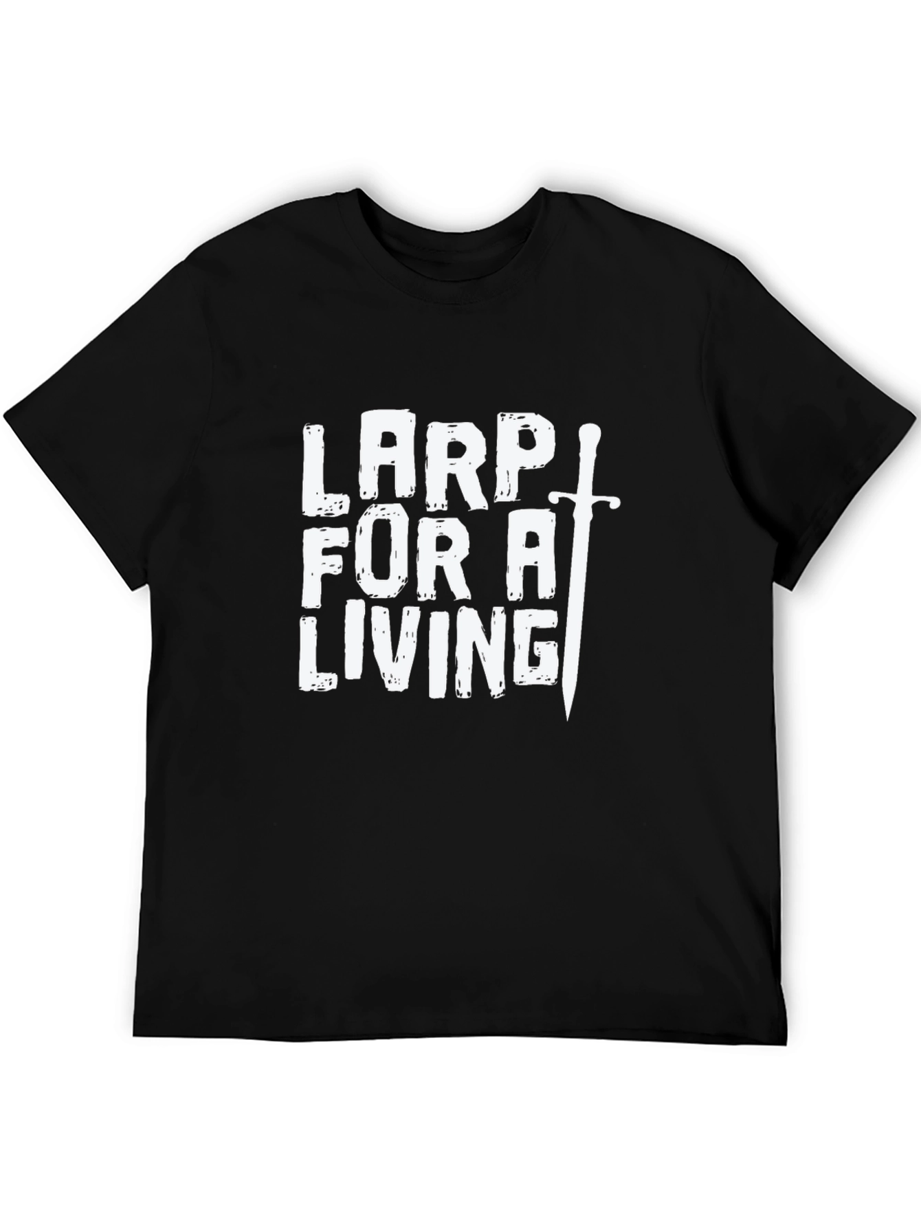 LARP for a Living Black Graphic Tee