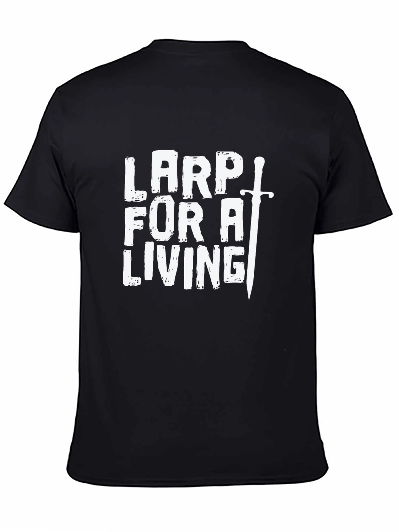 LARP for a Living Black Graphic Tee