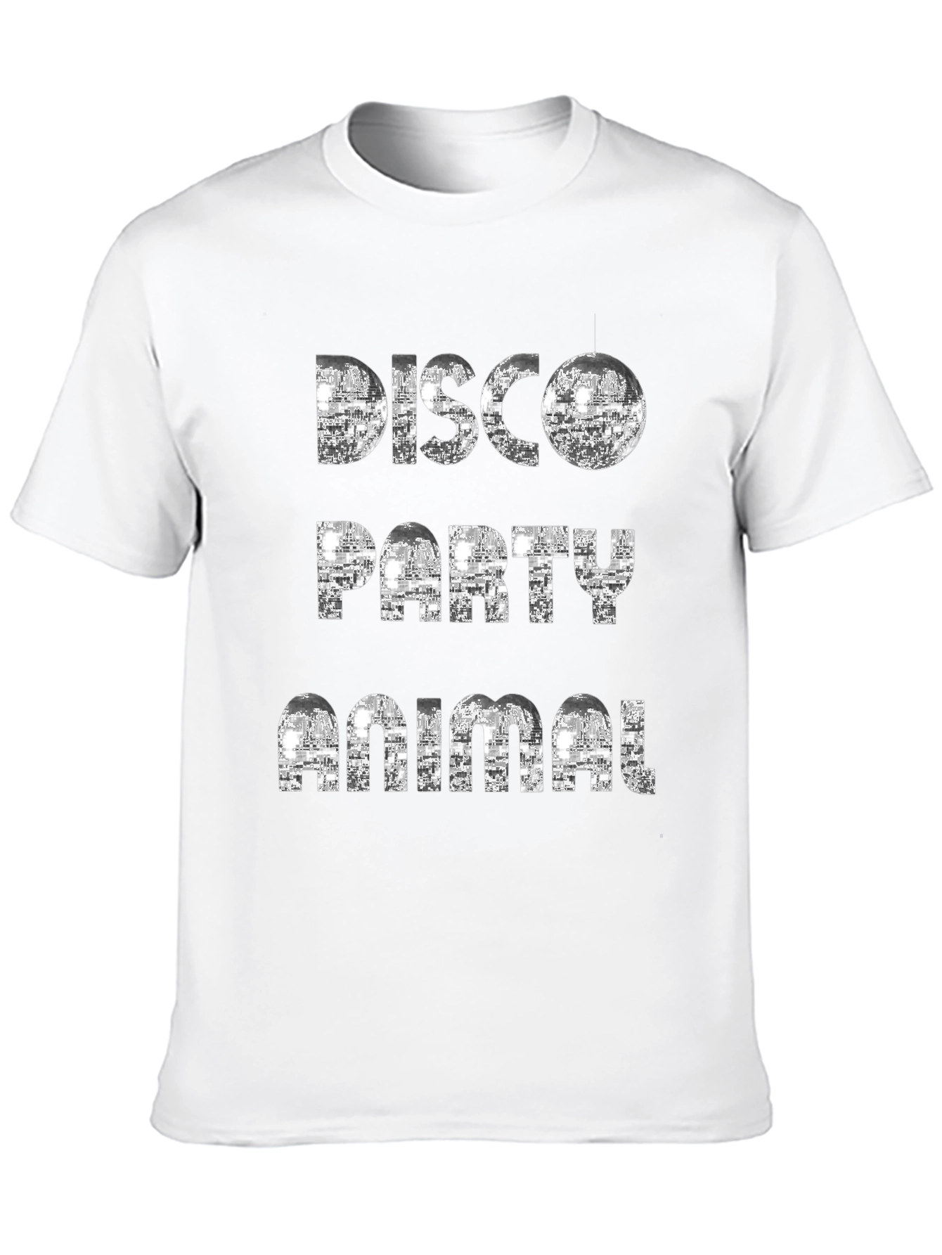Disco Party Animal Graphic T-Shirt