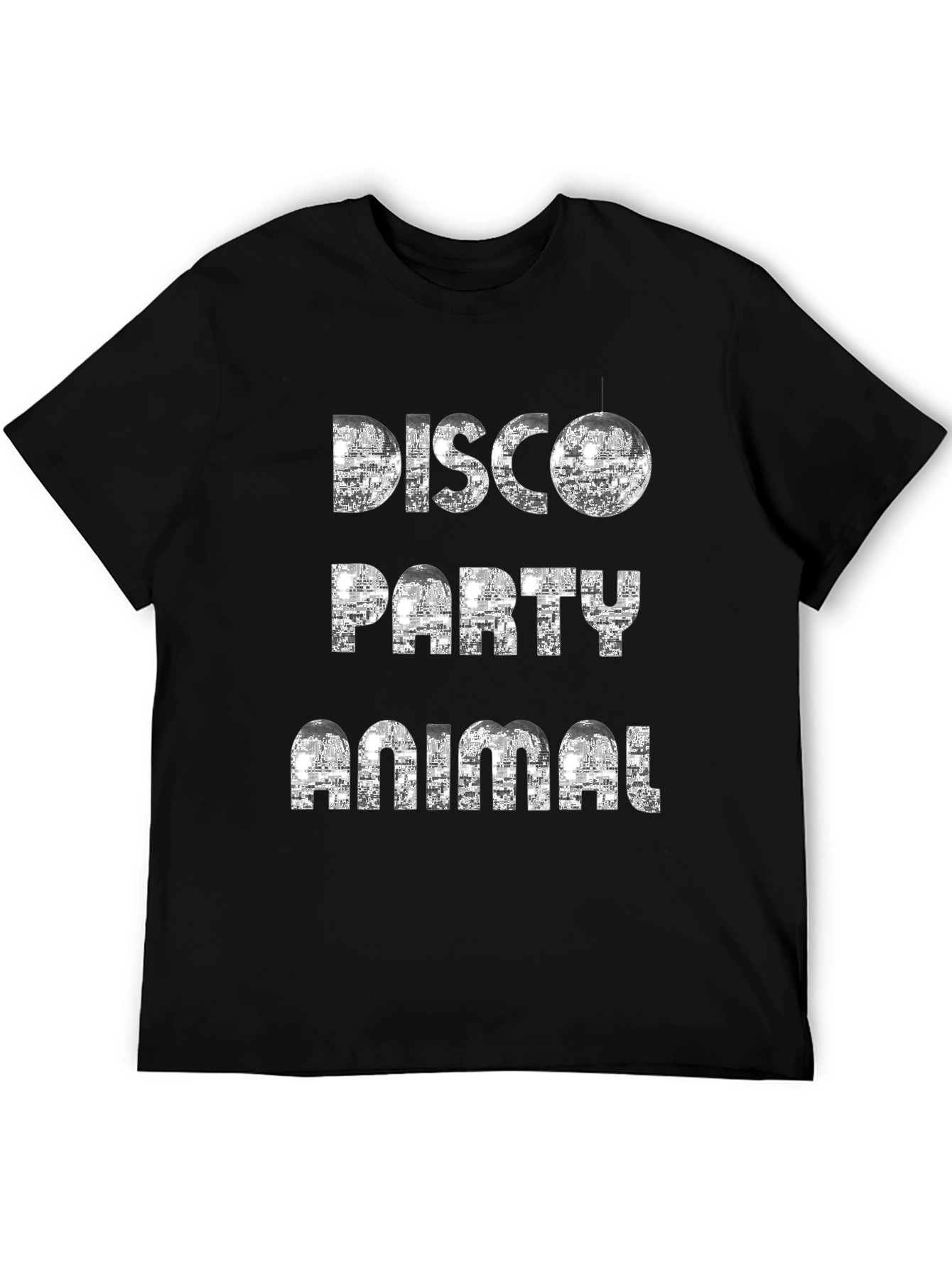 Disco Party Animal Graphic T-Shirt