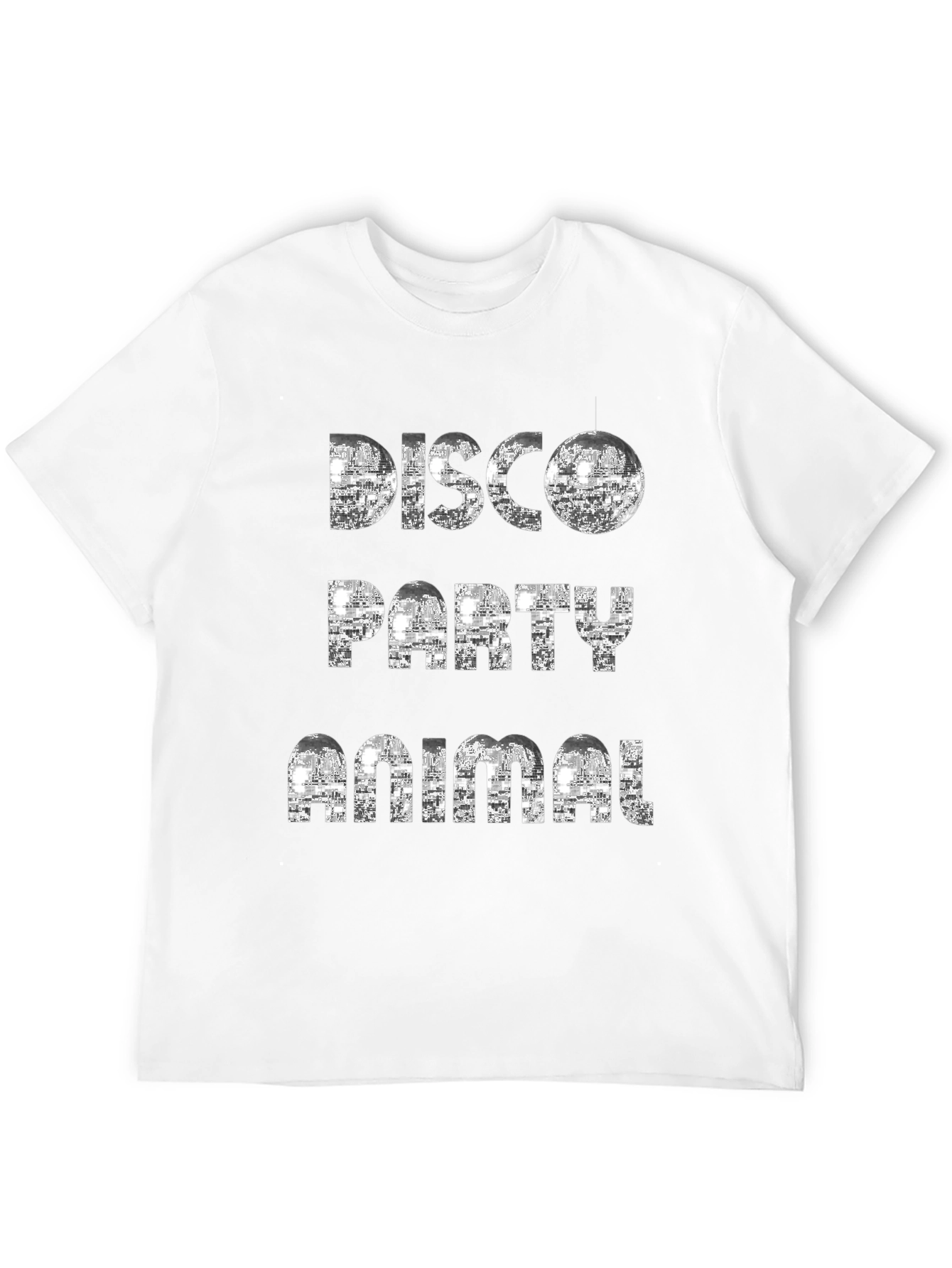 Disco Party Animal Graphic T-Shirt