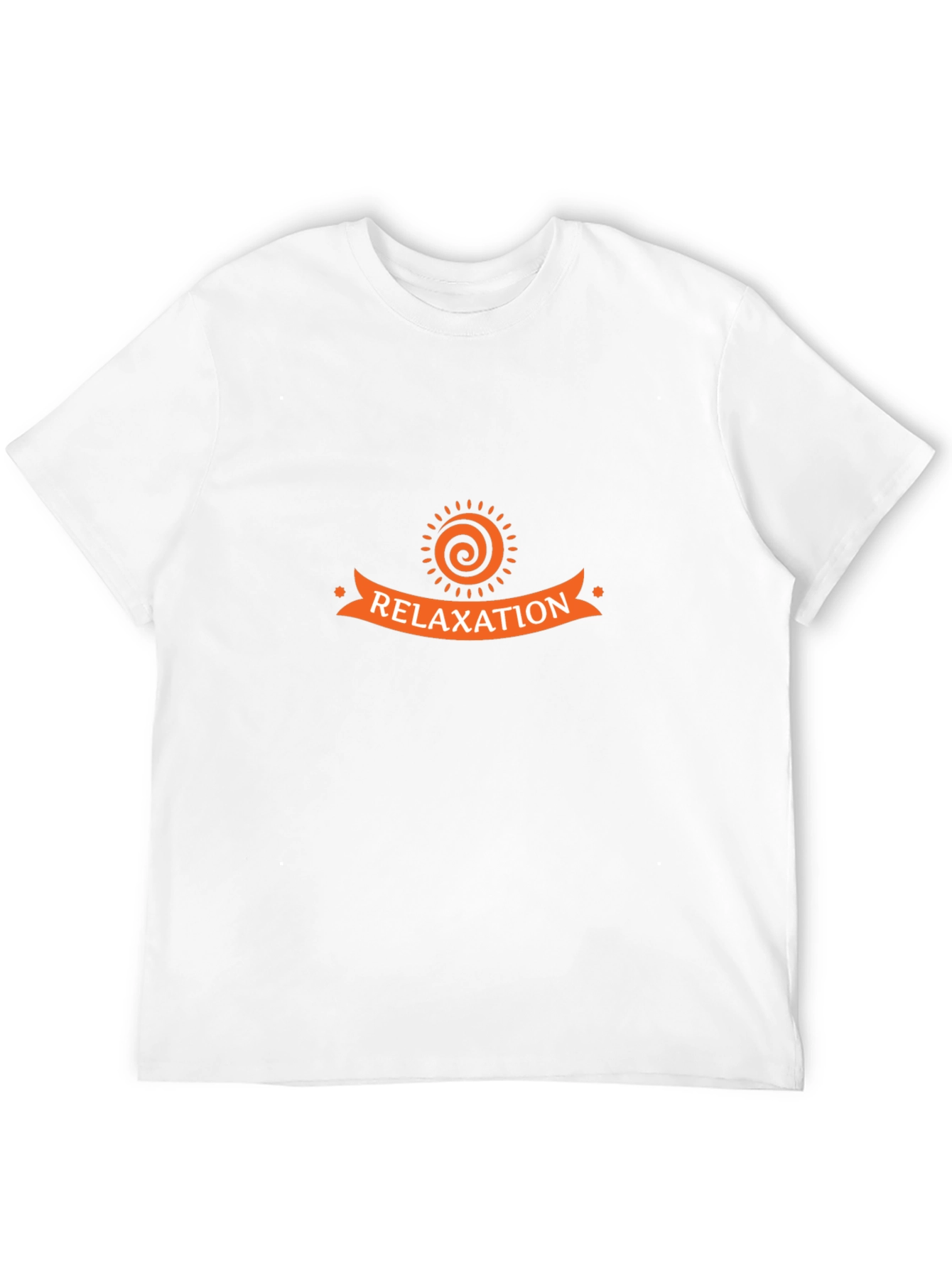 Relaxation Graphic Tee - Black Cotton T-Shirt