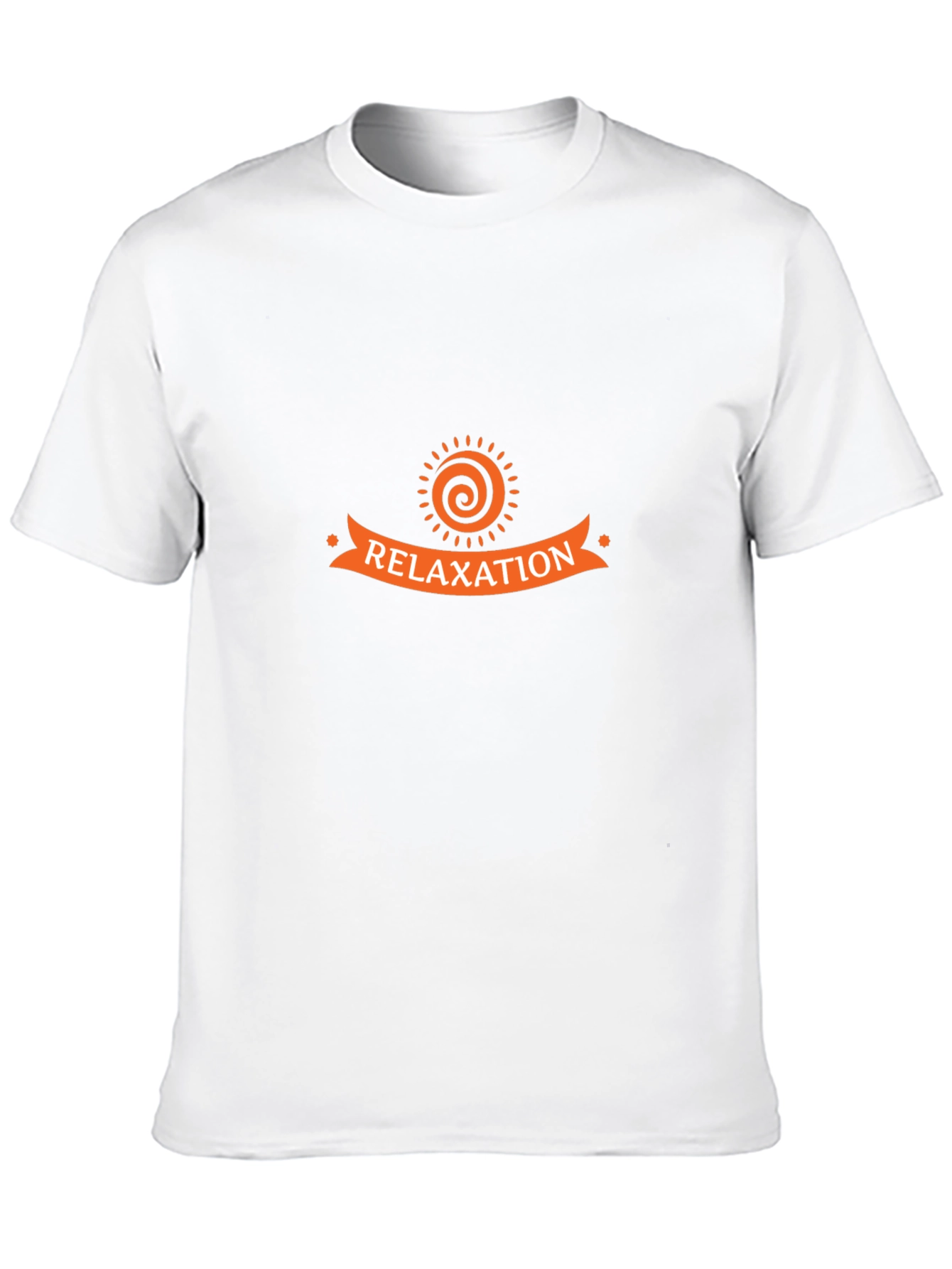 Relaxation Graphic Tee - Black Cotton T-Shirt