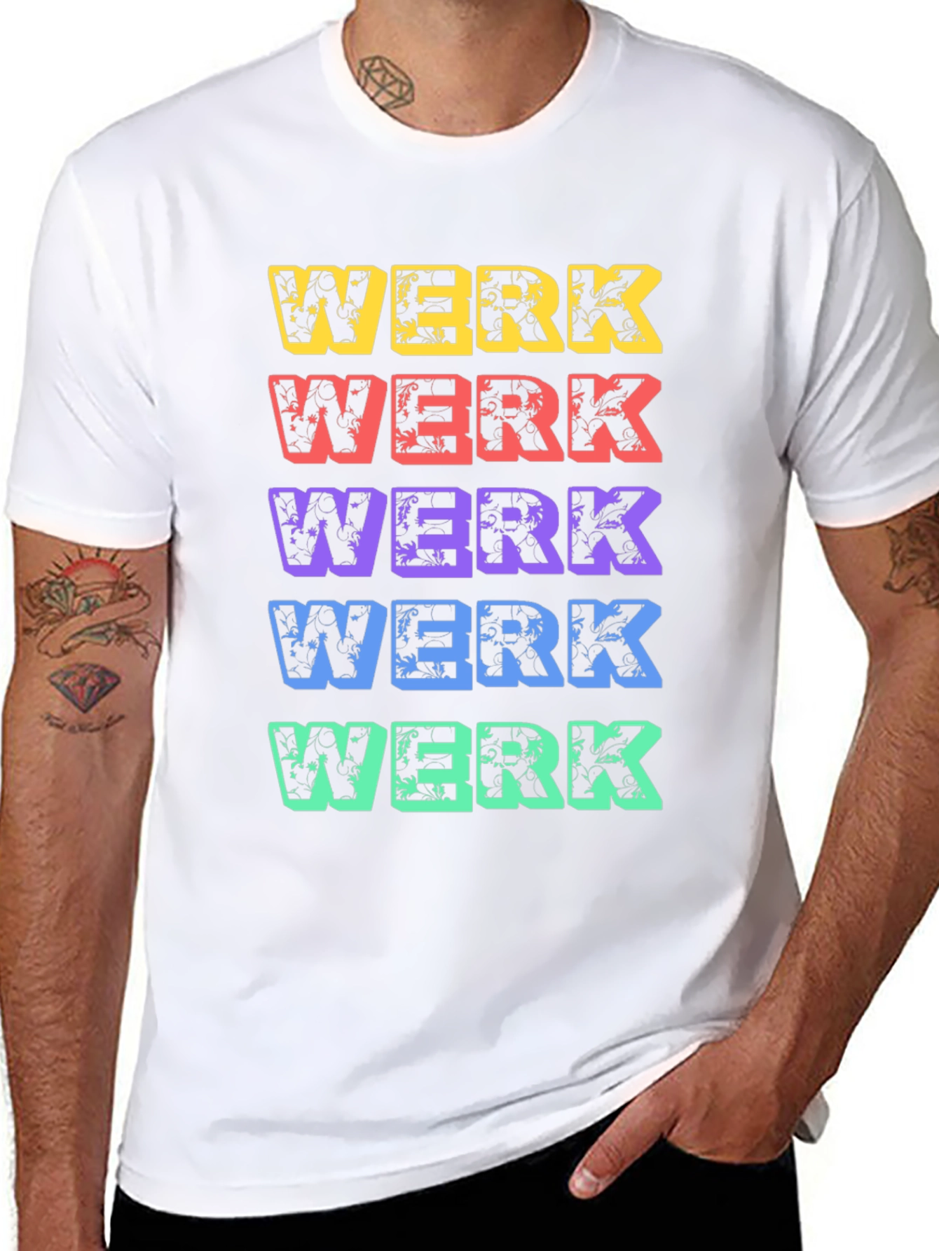 Werk Graphic Tee - Bold & Stylish Mens T-Shirt