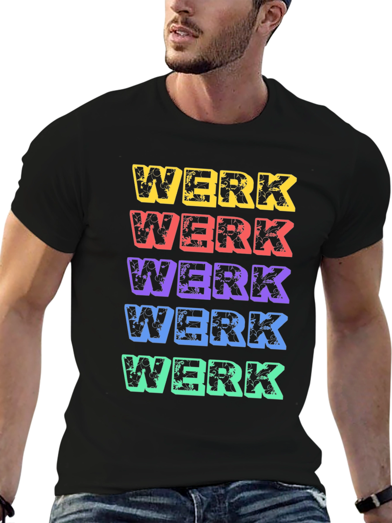 Werk Graphic Tee - Bold & Stylish Mens T-Shirt
