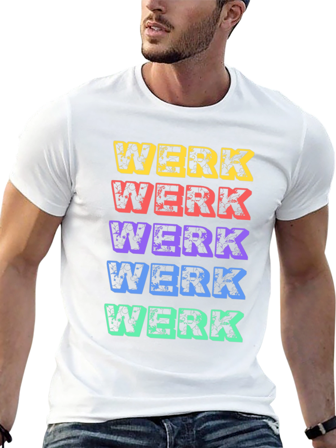 Werk Graphic Tee - Bold & Stylish Mens T-Shirt