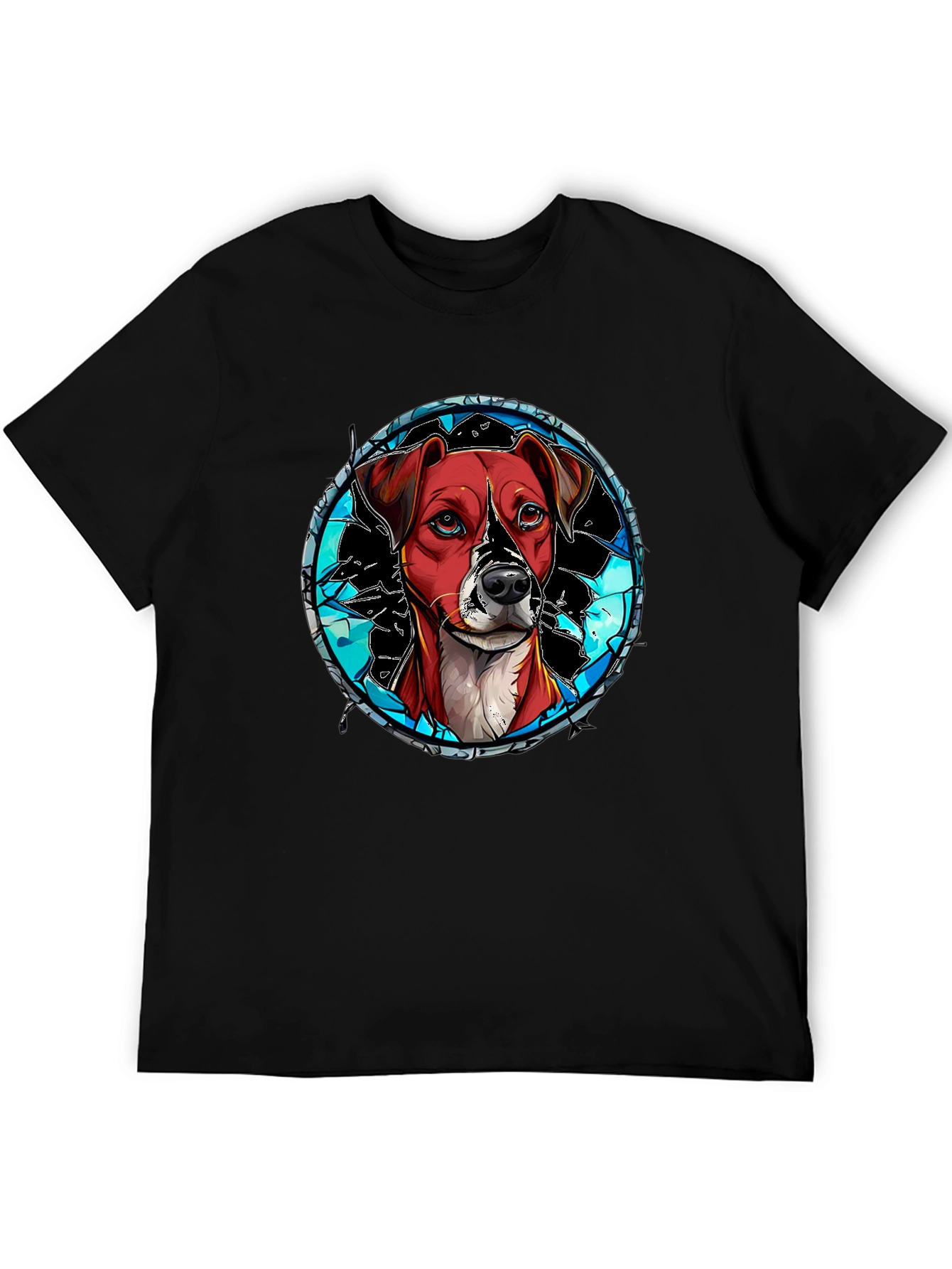 Dog Portrait Graphic T-Shirt