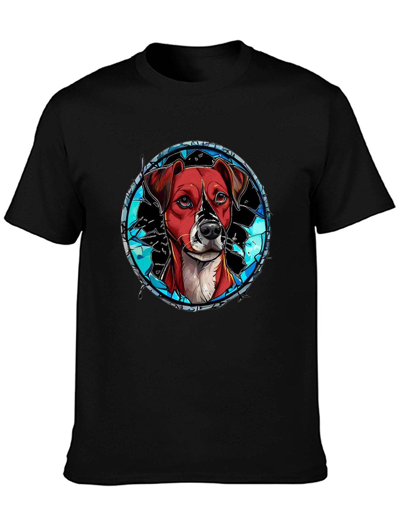 Dog Portrait Graphic T-Shirt