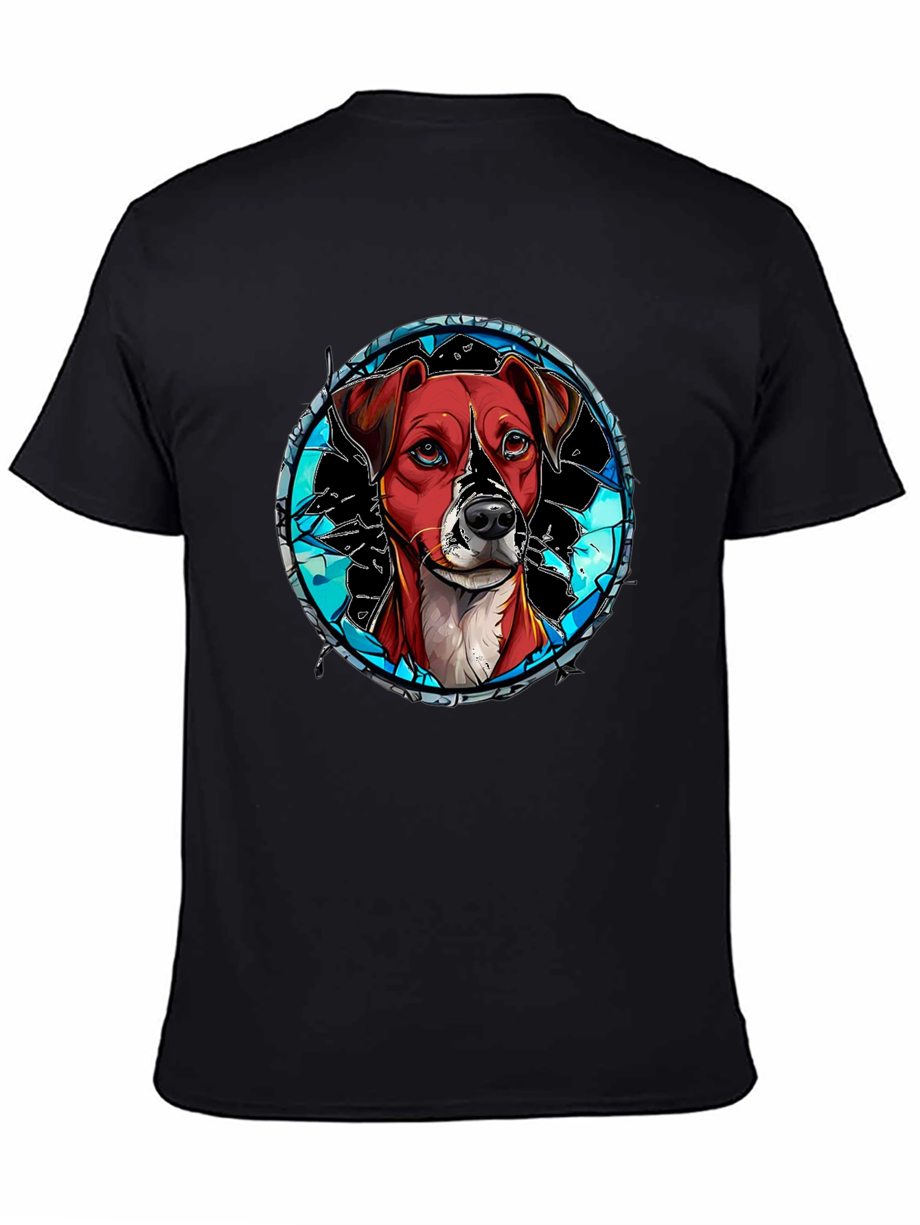 Dog Portrait Graphic T-Shirt